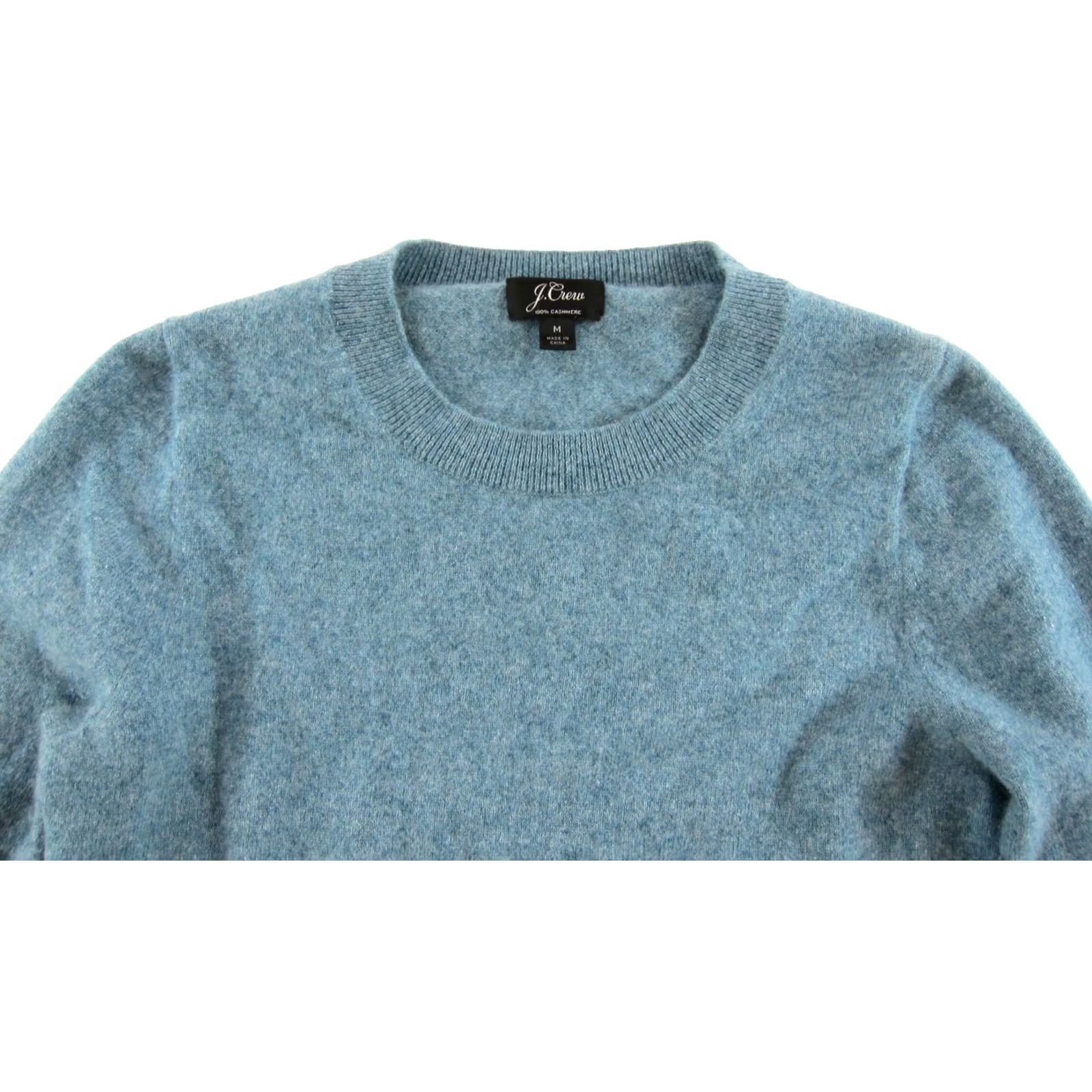 J.Crew J.Crew 100% Cashmere Teal Green Round Neck Sweater Women Size S-M Size M / US 6-8 / IT 42-44 - 4 Thumbnail