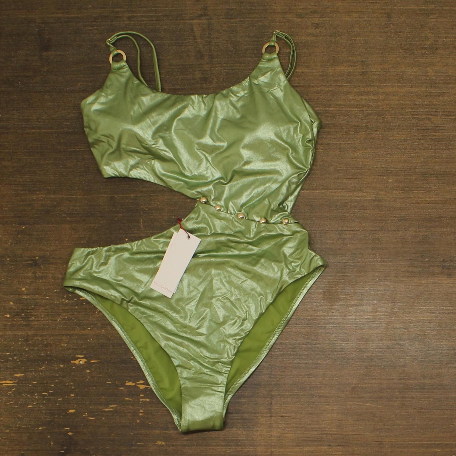 Nwt Red Carter One Piece Swimsuit Rccs25885 Aloe Green L