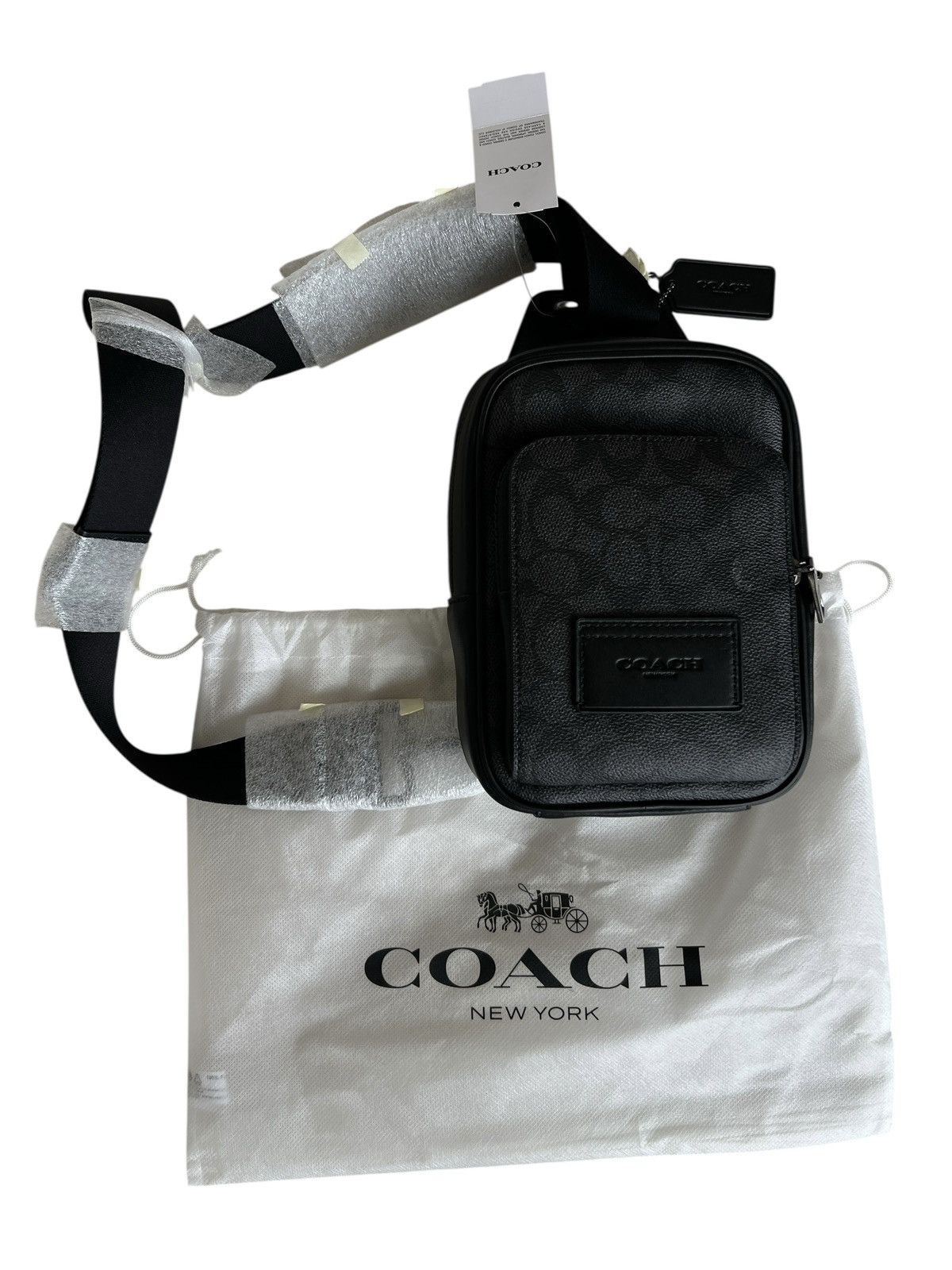 Coach × Designer Coach Racer Signature Crossbody Sling Bag Size ONE SIZE - 1 Thumbnail