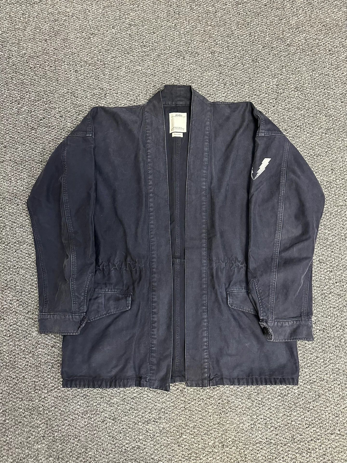 visvim jacket with unique fabric texture