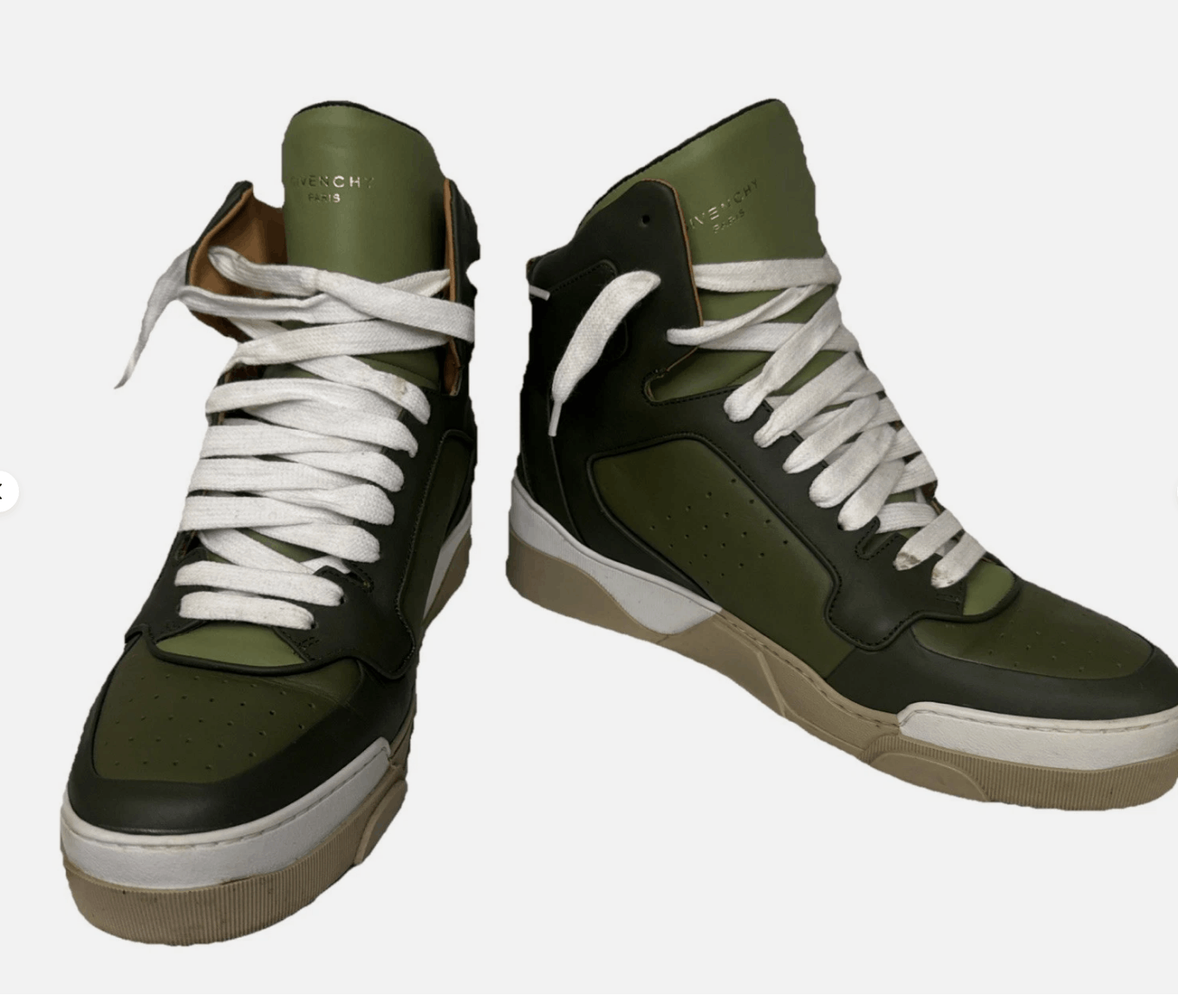 Givenchy Tyson High Top Leather Forest Green Olive