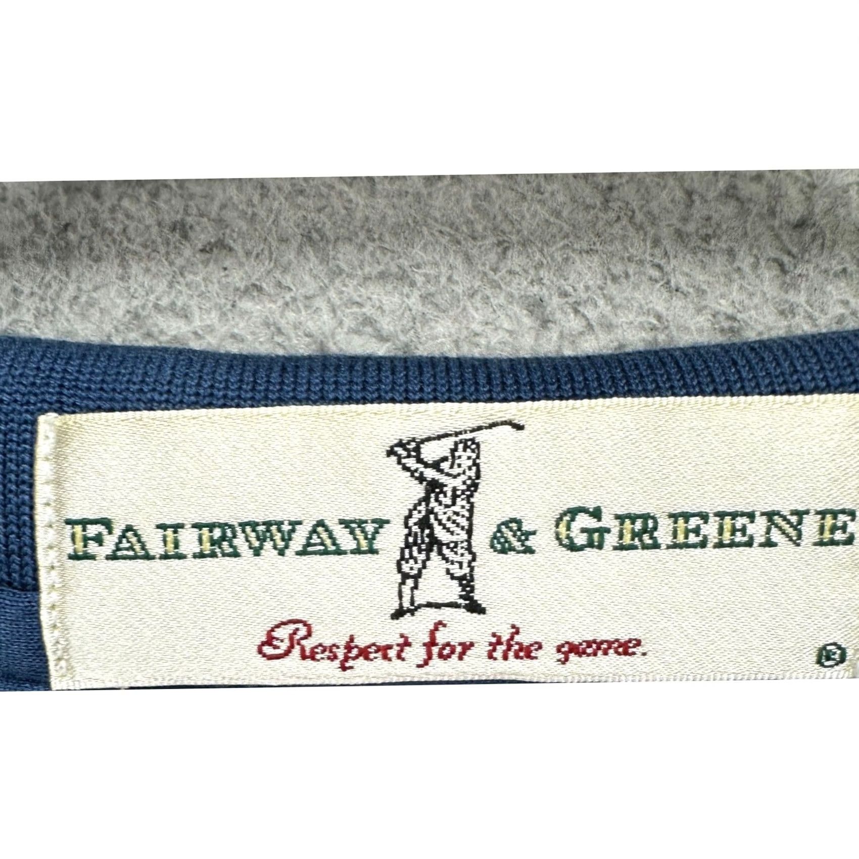 Vintage Fairway & Greene Golf Polo Shirt Mens Medium Blue Logo Rugby Fairway Greene Shirt Golfing Outdoor Breathable Collared Short Sleeve Vintage No Size US M / EU 48-50 / 2 - 4 Thumbnail