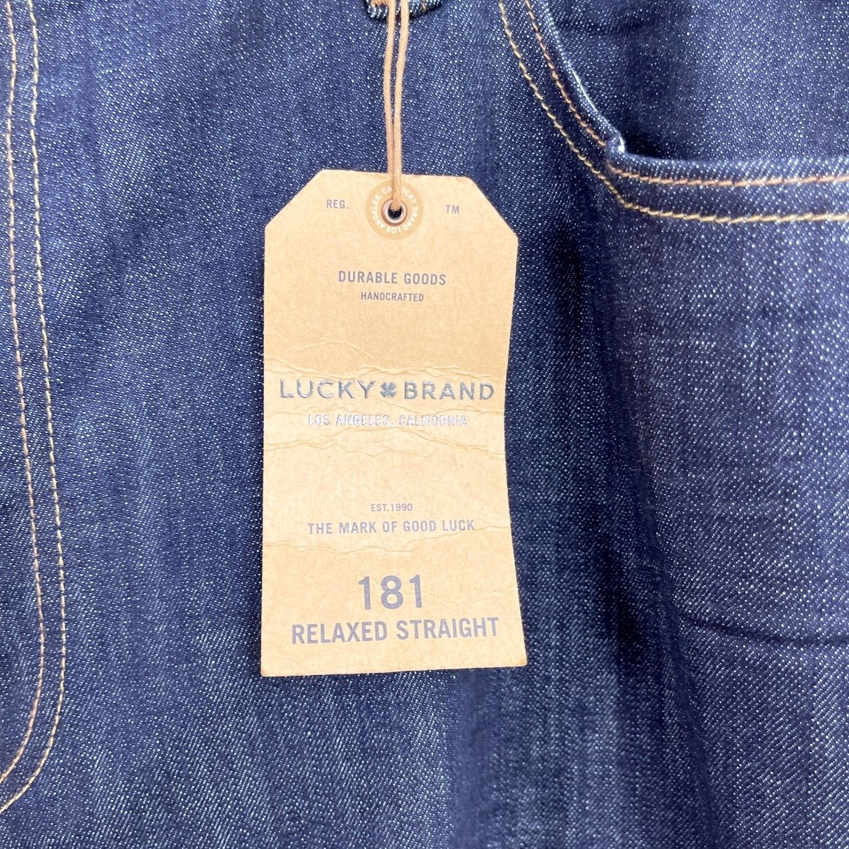 Lucky Brand Lucky Brand 181 Relaxed Jeans Dark Mens 48 Size US 44 / EU 60 - 3 Thumbnail