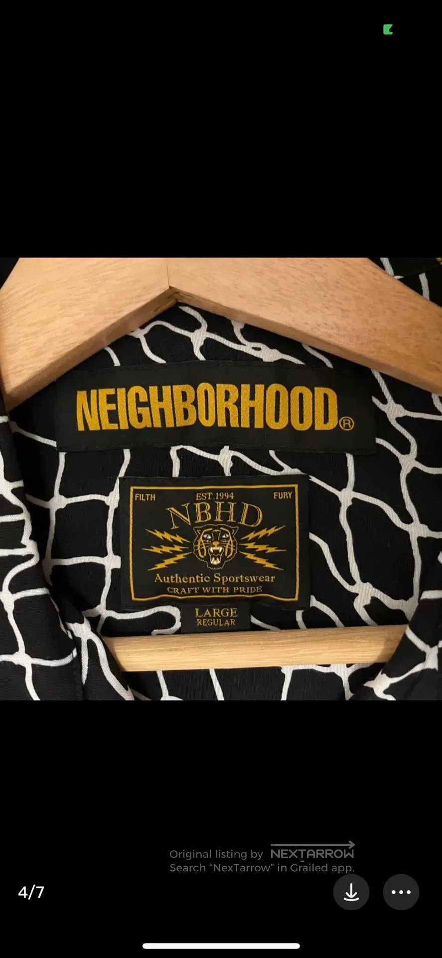 Neighborhood shark aloha short sleeve shirt. Size US L / EU 52-54 / 3 - 3 Thumbnail