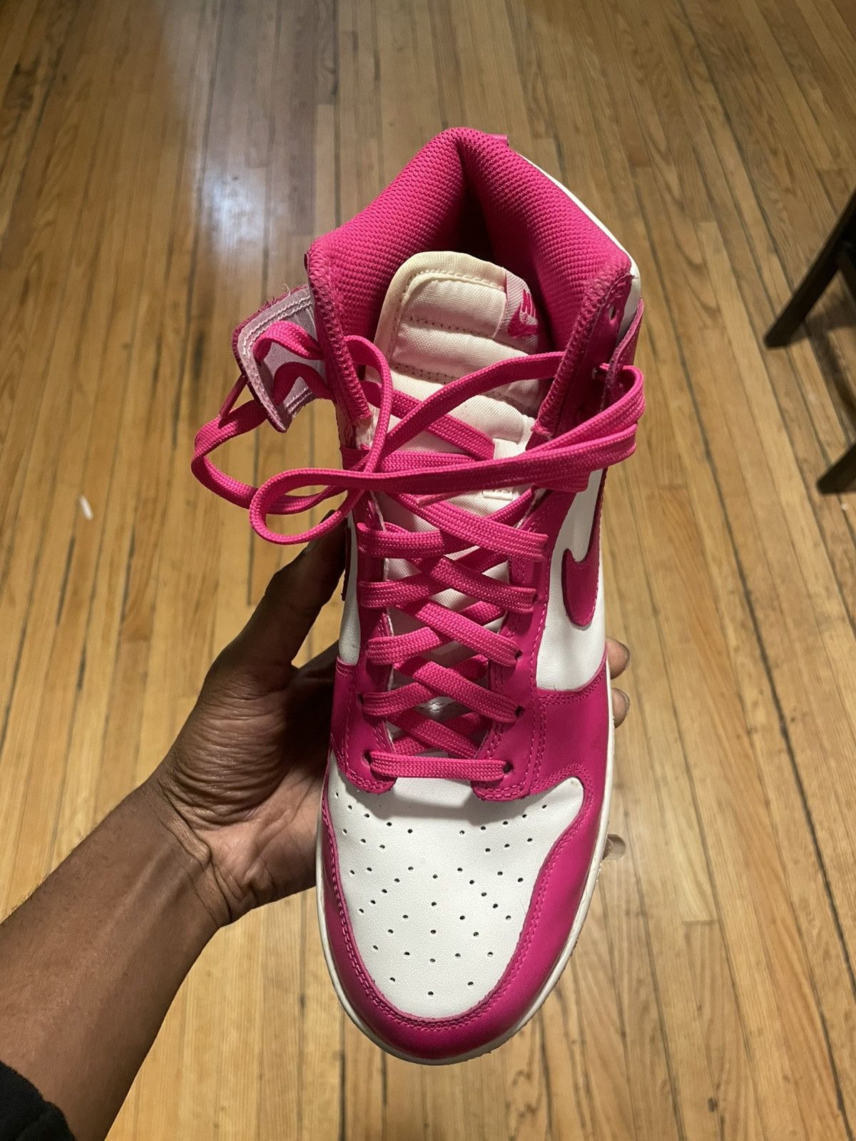 Nike Mens High Top Pink Dunk Sz: 10 Size US 10 / EU 43 - 5 Thumbnail