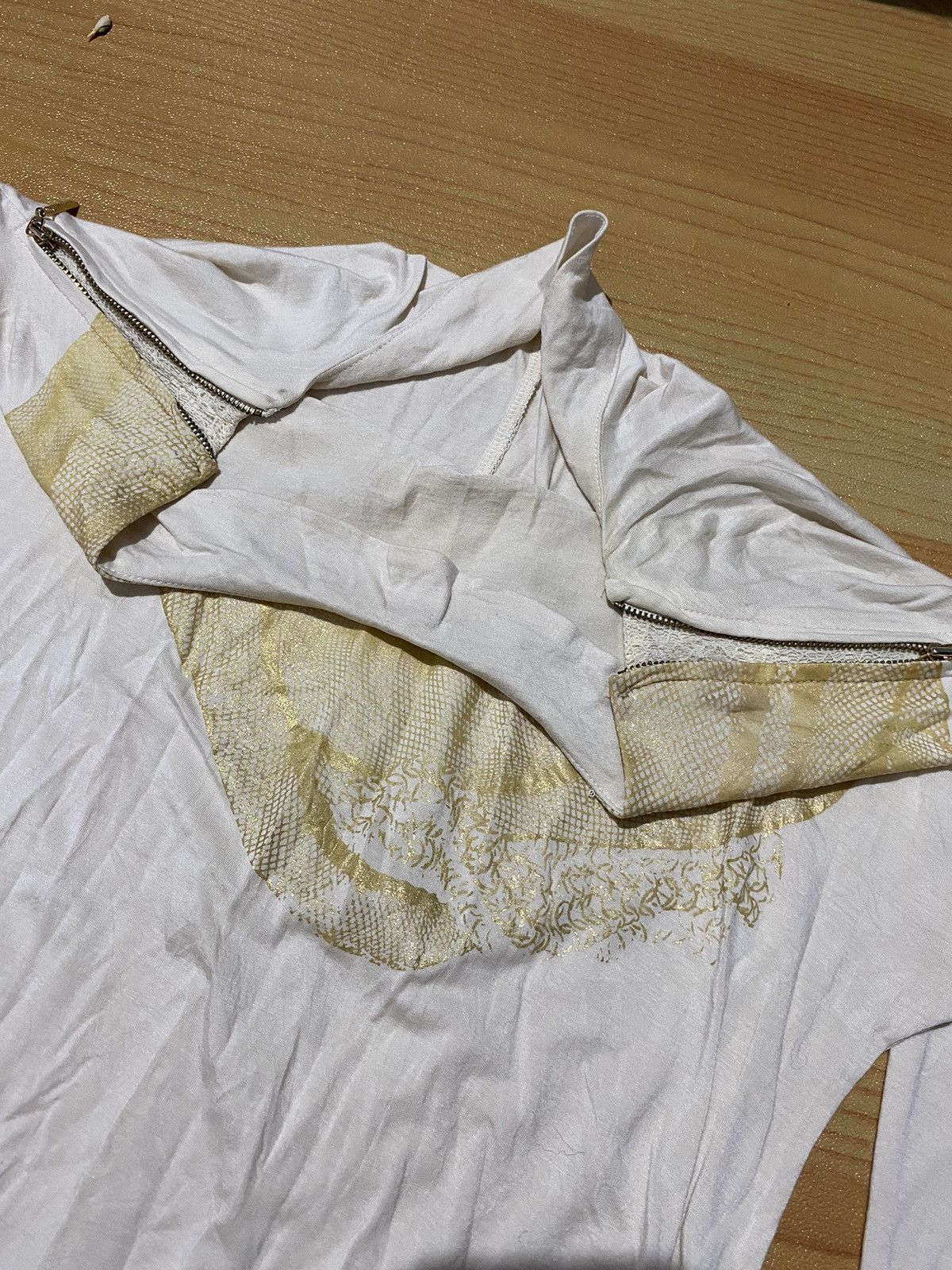 Yasuyuki Ishii Vintage IfSixWasNine style asymmetric snake skin gold print Size US M / EU 48-50 / 2 - 5 Thumbnail