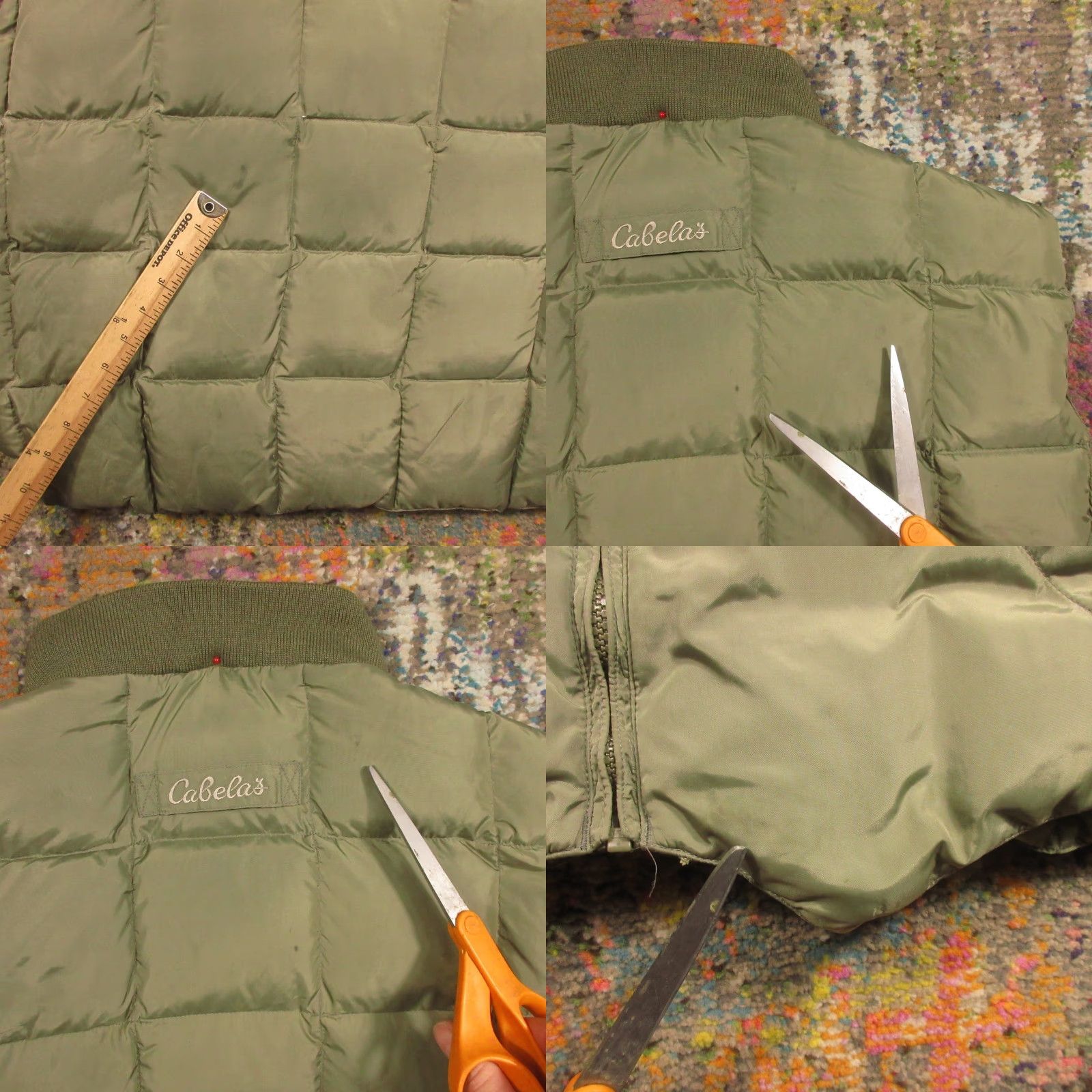 Vintage Cabela's Premier Northern Goose Down Quilted Puffer Jacket Mens XL Green Coat Wardrobe Winter 90s Outdoor Puffer Jacket Mens Green XL Size US XL / EU 56 / 4 - 8 Thumbnail