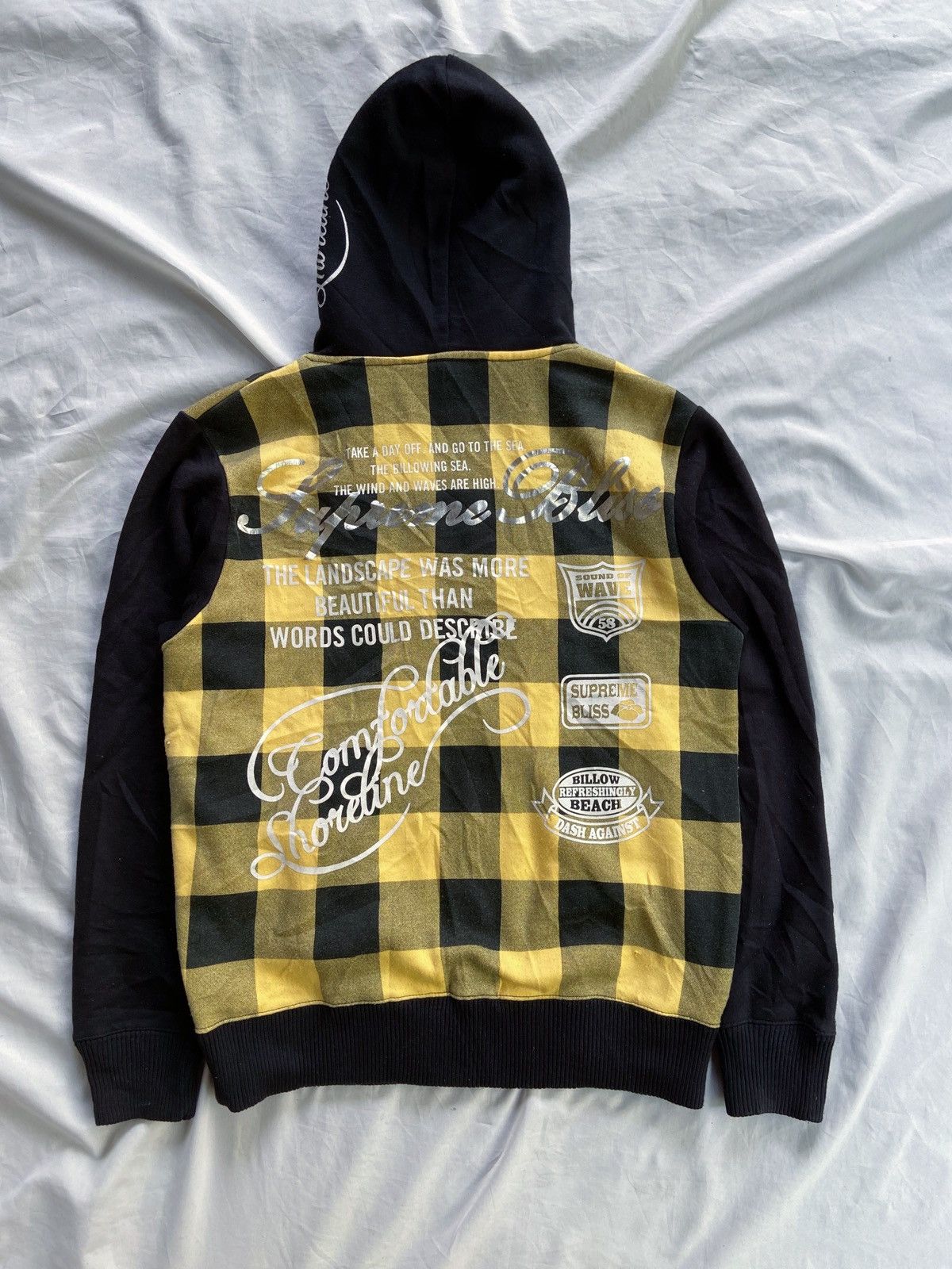 Japanese Brand JAPANESE EXCUSE PLAID ZIP HOODIE hysteric glamour numbernine Size US M / EU 48-50 / 2 - 2 Thumbnail