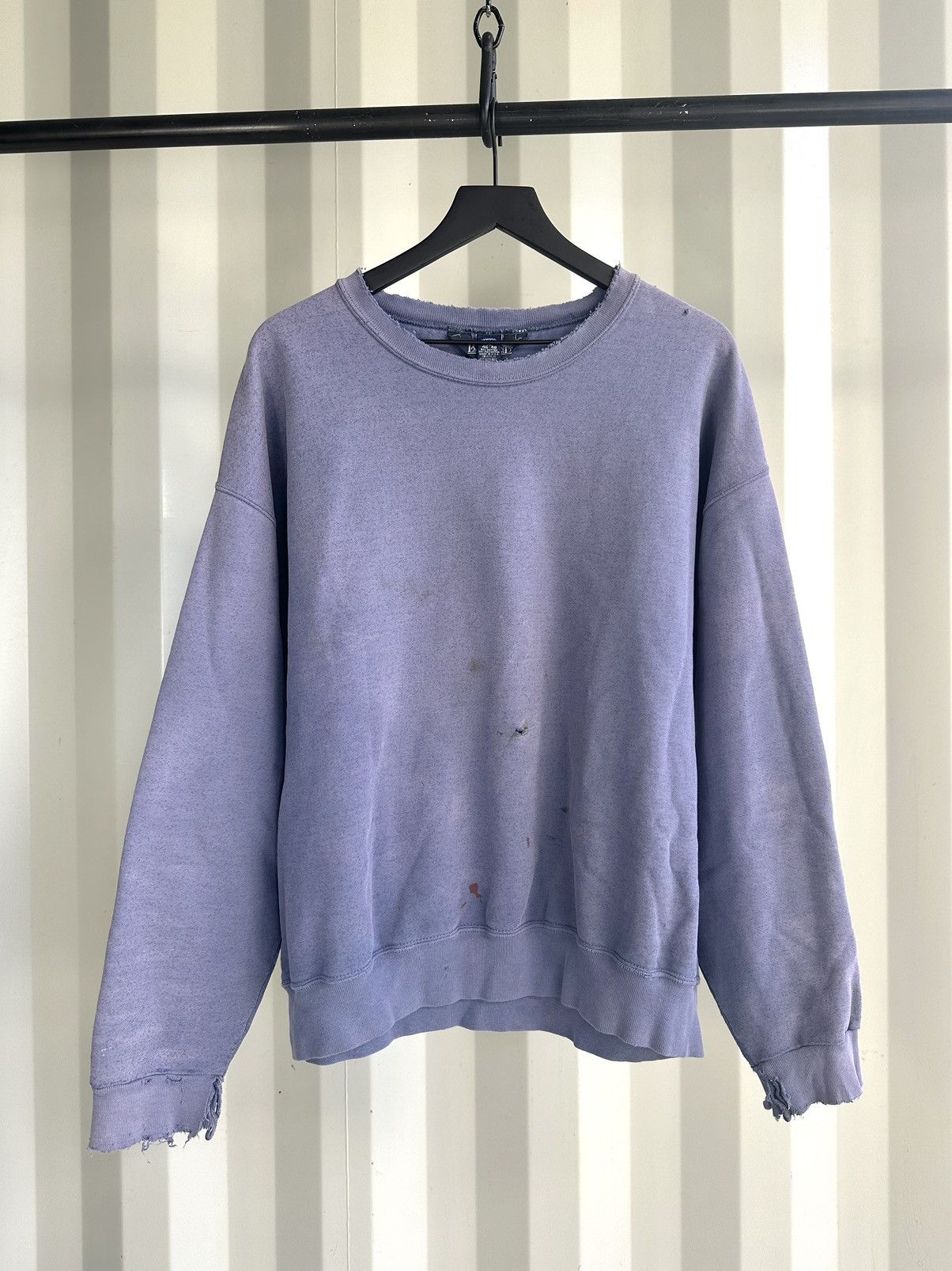 Vintage Thrashed Sun Faded Painter Sweatshirt Distressed ERD Grunge Size US L / EU 52-54 / 3 - 1 Thumbnail