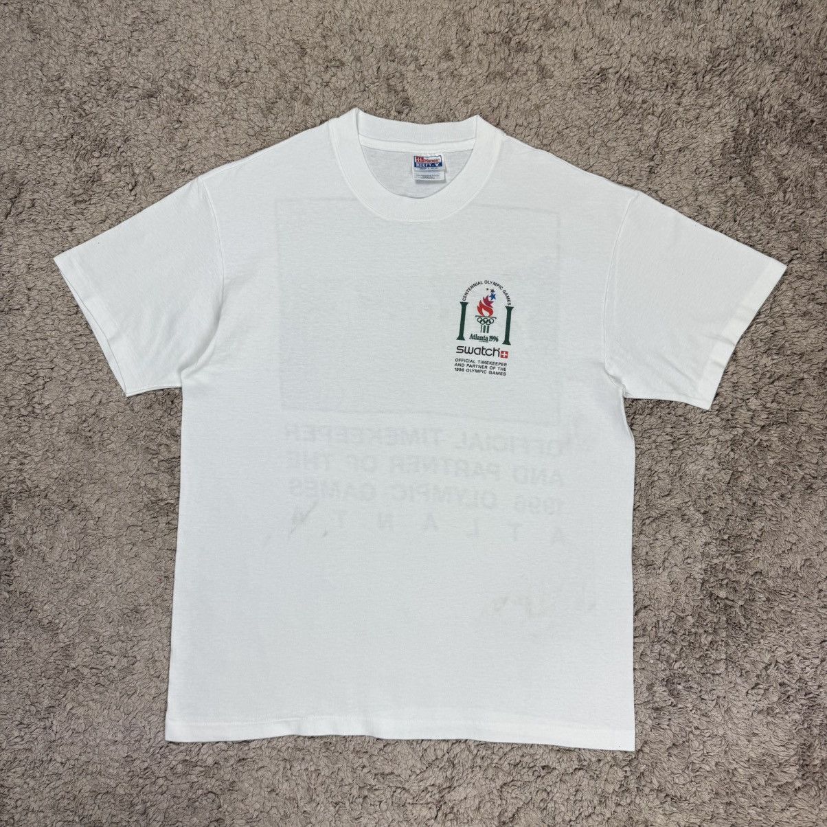 Swatch Vintage Swatch 1996 Atlanta Olympics T-shirt Size US L / EU 52-54 / 3 - 2 Thumbnail