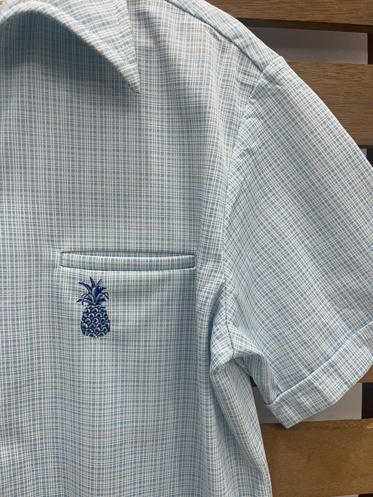 Liberty 70s LIBERTY HOUSE IOLANI HAWAII Pineapple Embroidered Shirt Size US L / EU 52-54 / 3 - 3 Thumbnail