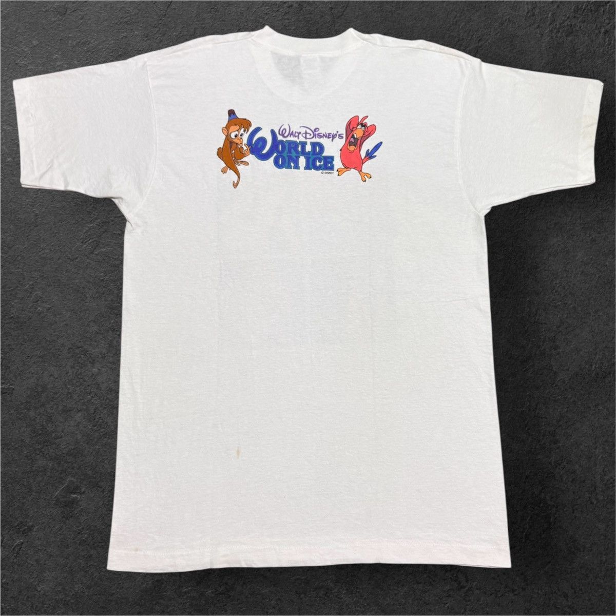 Vintage Vintage 90s Deadstock Disney Aladdin World on Ice tees Size US XL / EU 56 / 4 - 2 Thumbnail