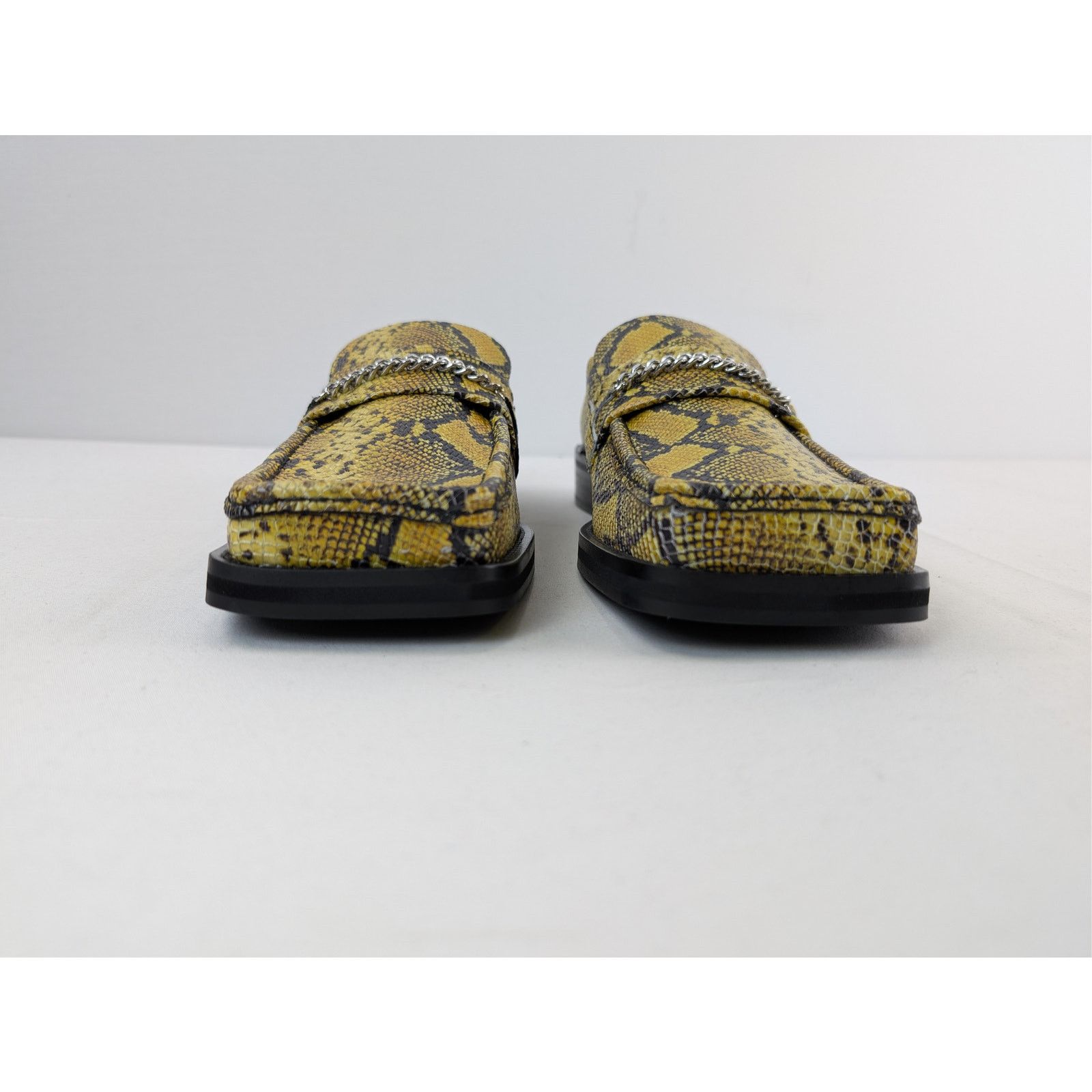 Martine Rose o1rshd1 Embossed Leather Square Toe Loafers in Yellow Size US 9 / EU 42 - 9 Thumbnail