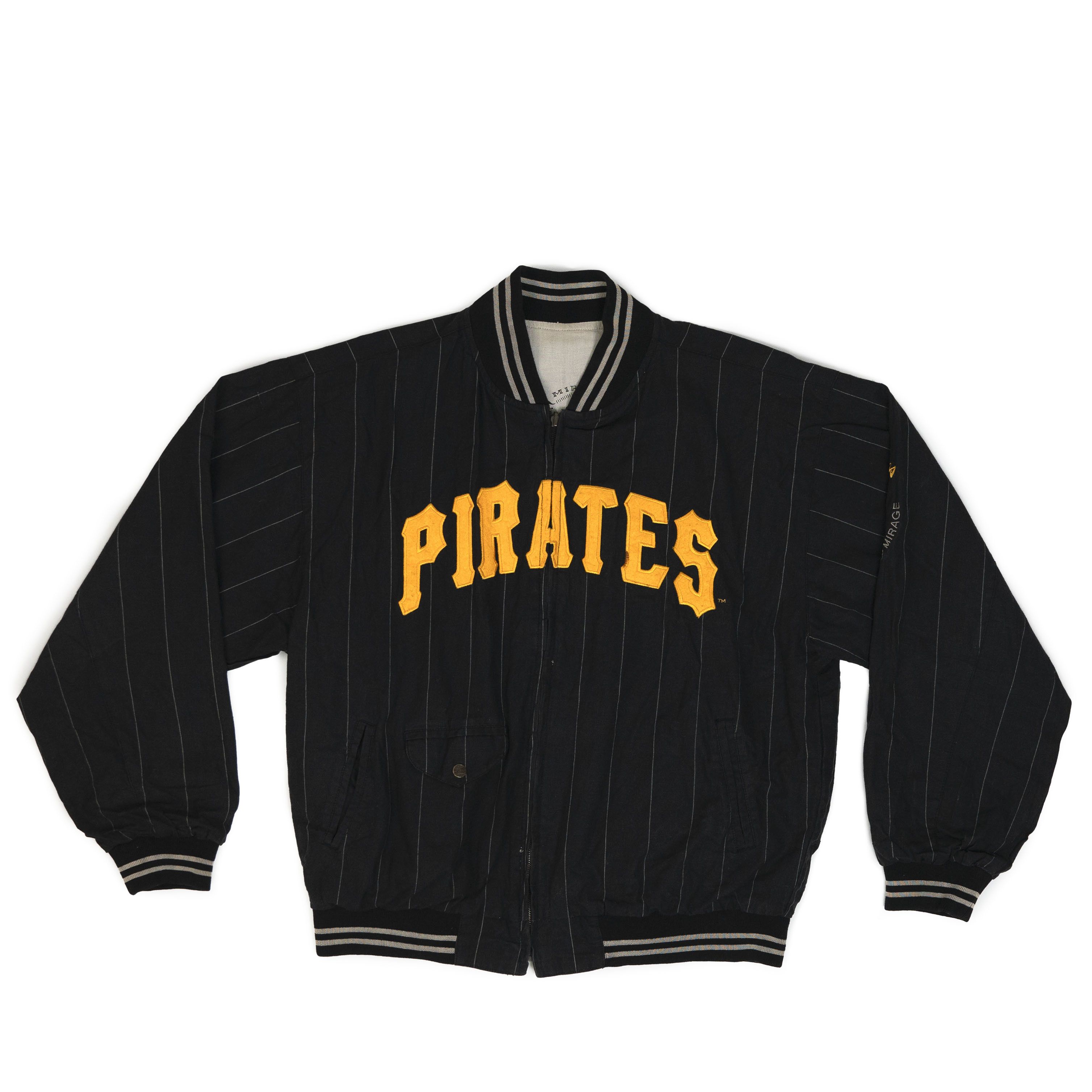 Vintage on sale mirage pittsburgh pirates baseball jacket