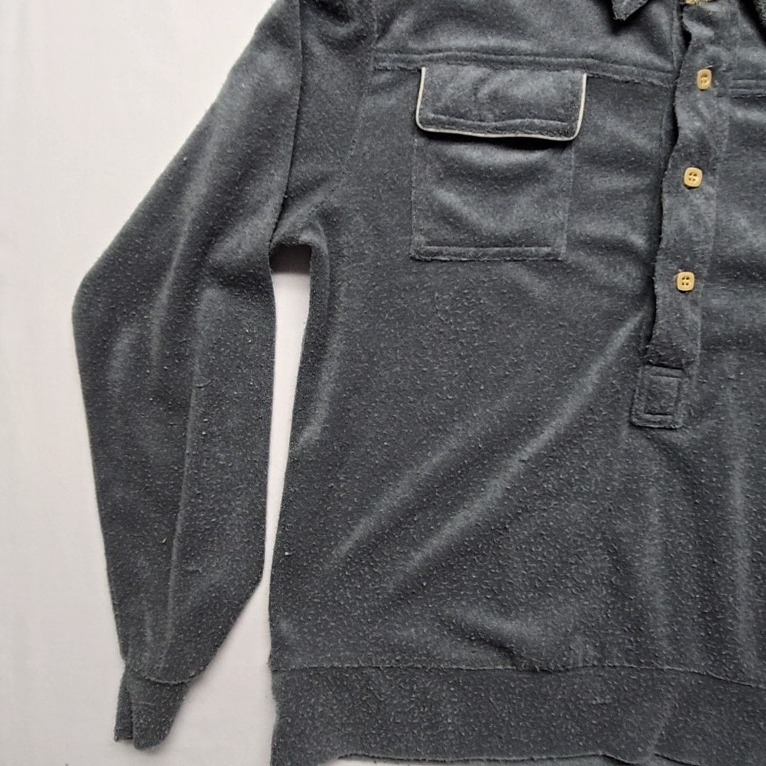Vintage Vintage Chemise ET CIE Pullover Gray Button Front XL Shirt Size US XL / EU 56 / 4 - 4 Thumbnail