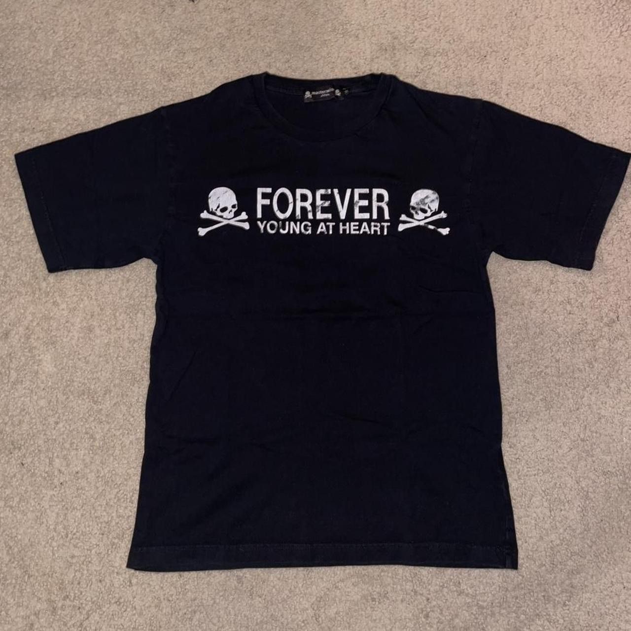 Mastermind Japan Forever Young at Heart Love & Peace t shirt