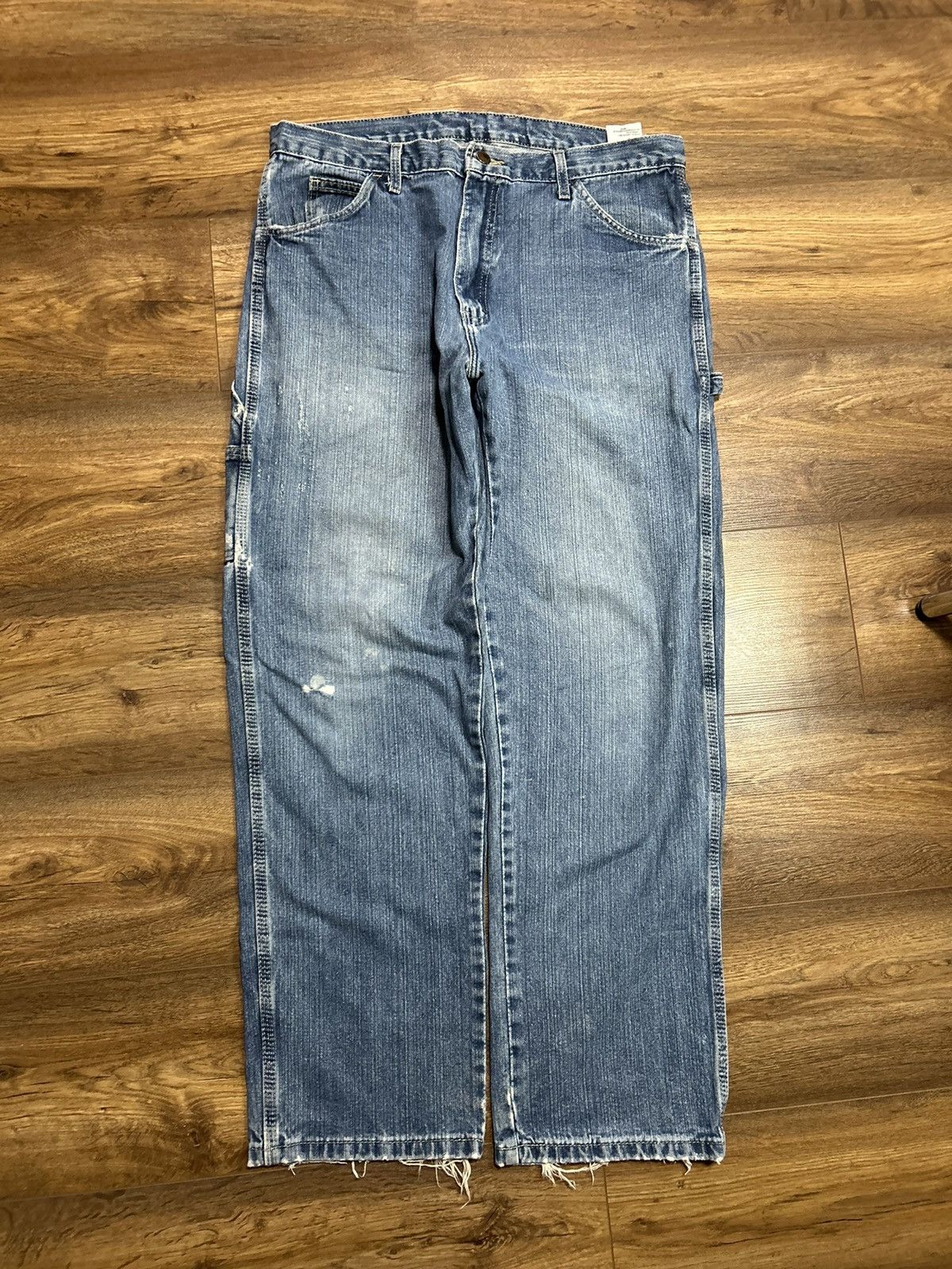 Carhartt × Dickies × Vintage Vintage Dickies baggy Distressed denim jeans Size US 36 / EU 52 - 6 Thumbnail