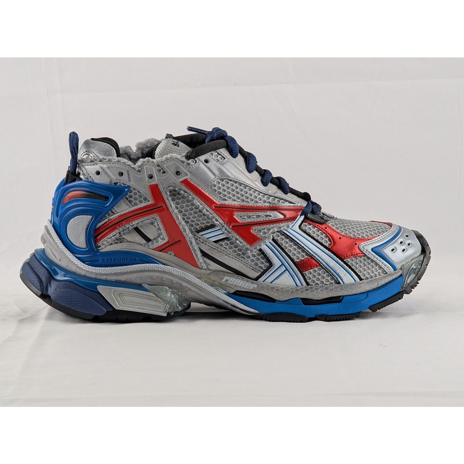Balenciaga o1rshd1 Mesh Rubber Runner in Multicolor Size US 11 / EU 44 - 6 Thumbnail