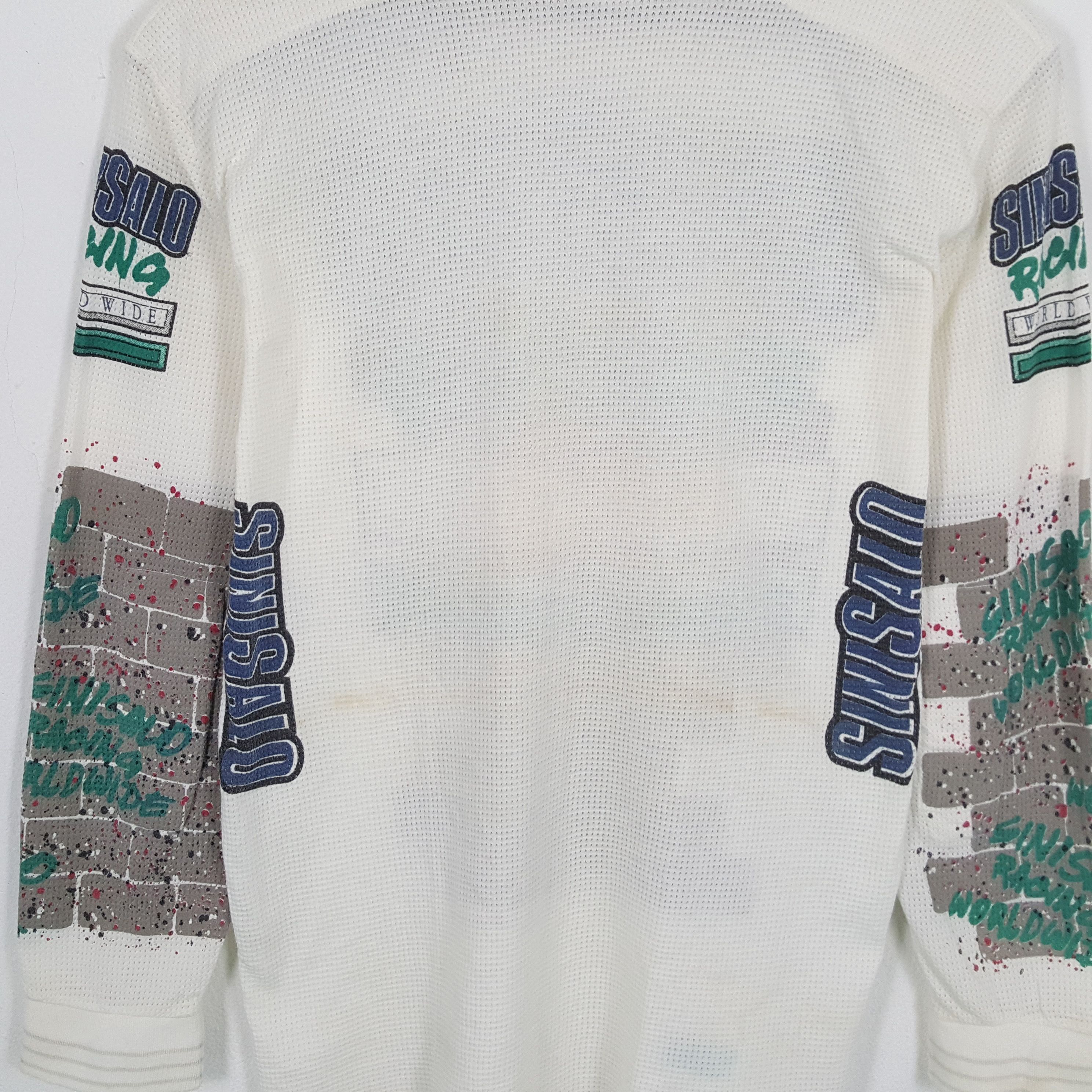 Vintage SINISALO RACING Extreme Sports Motocross Style Tshirt Size US M / EU 48-50 / 2 - 4 Thumbnail