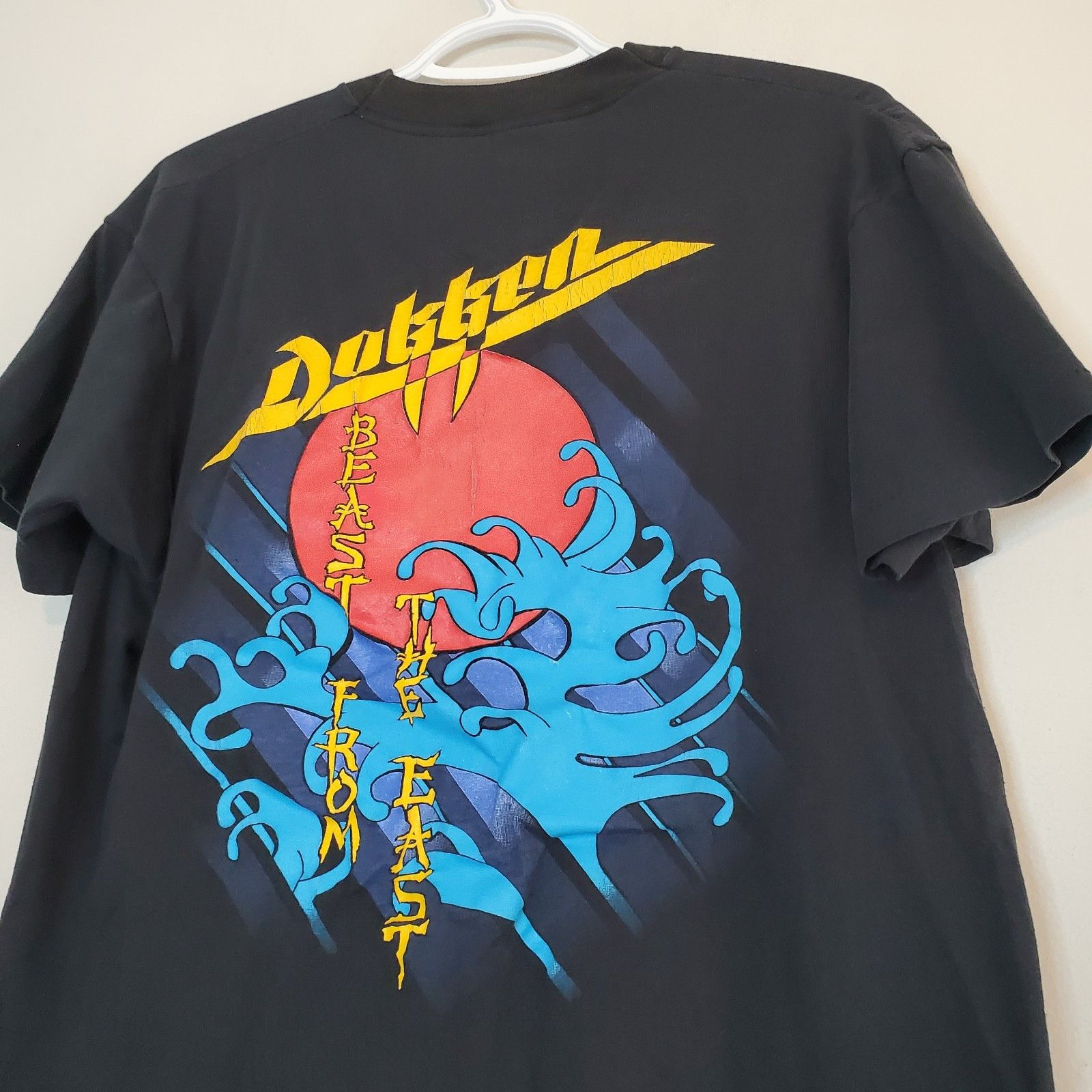 Vintage Vintage 80s Dokken Beast From The East Shirt Black Size L Size US L / EU 52-54 / 3 - 4 Thumbnail