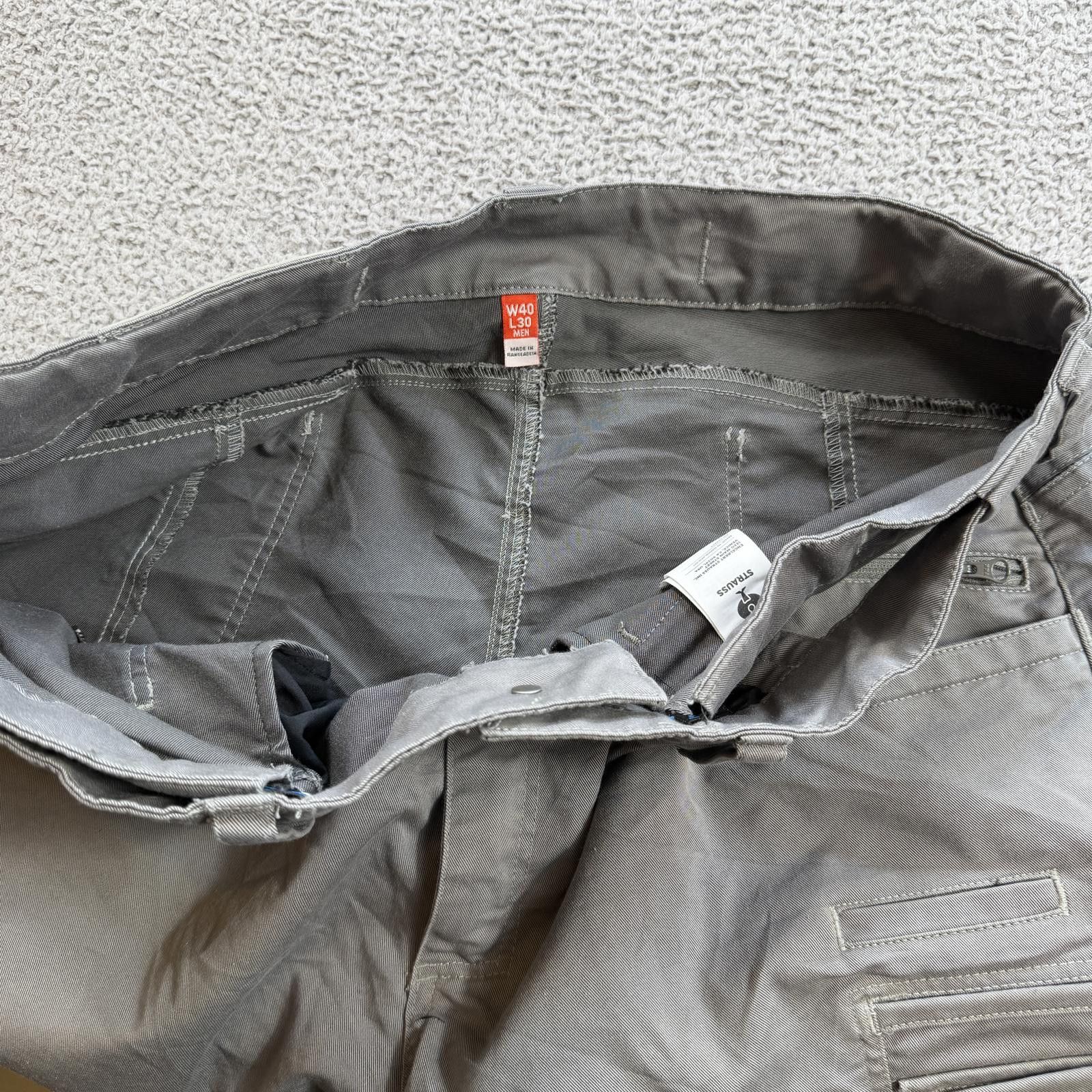 Other Engelbert Strauss Motion Ten Workwear Cargo Pants Gray 40x30 Size US 40 / EU 56 - 8 Thumbnail