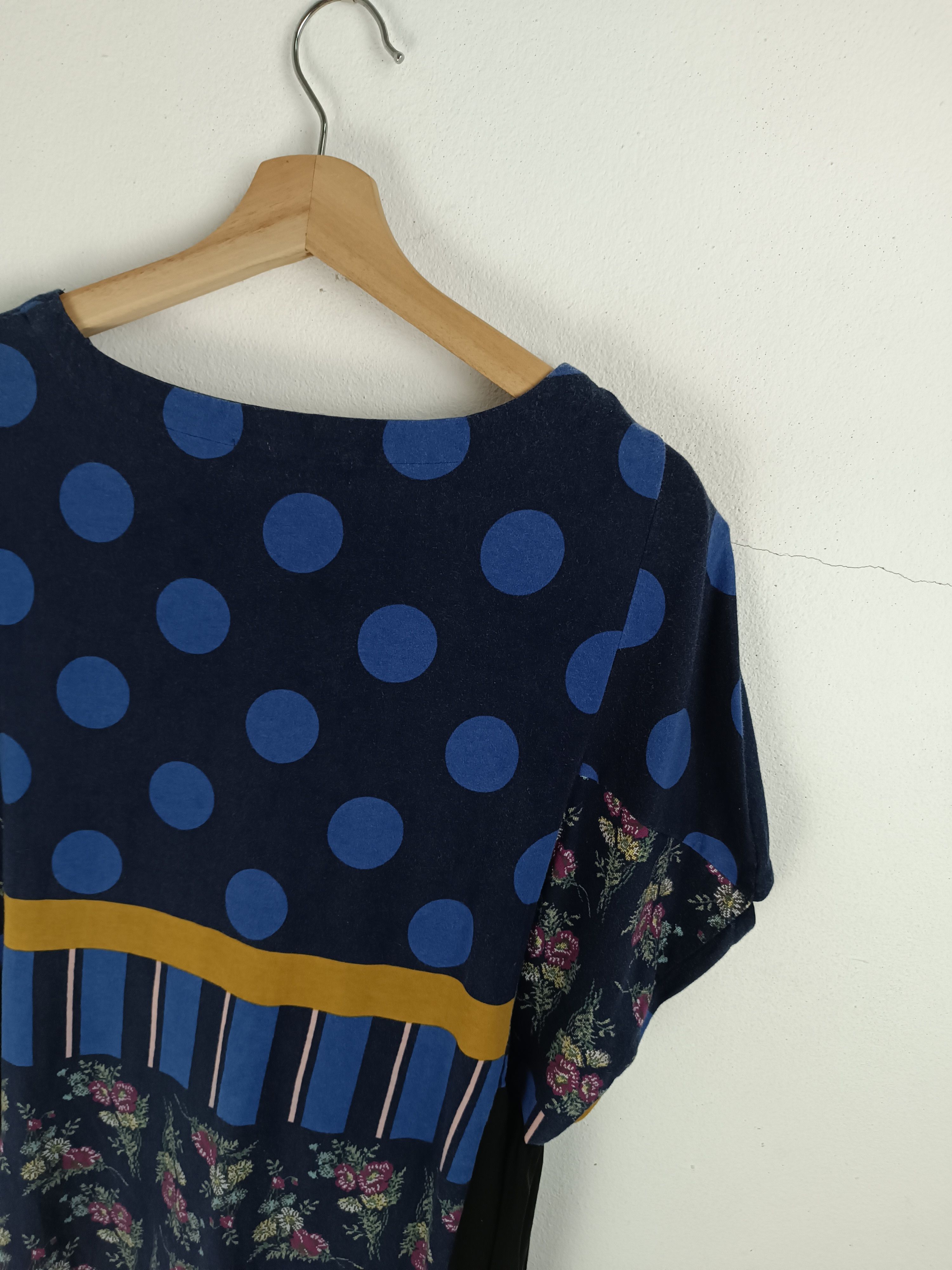 Vintage VINTAGE SUPER HAKKA POLKADOT CUTE INDIE SHIBORI TOP Size L / US 10 / IT 46 - 14 Thumbnail