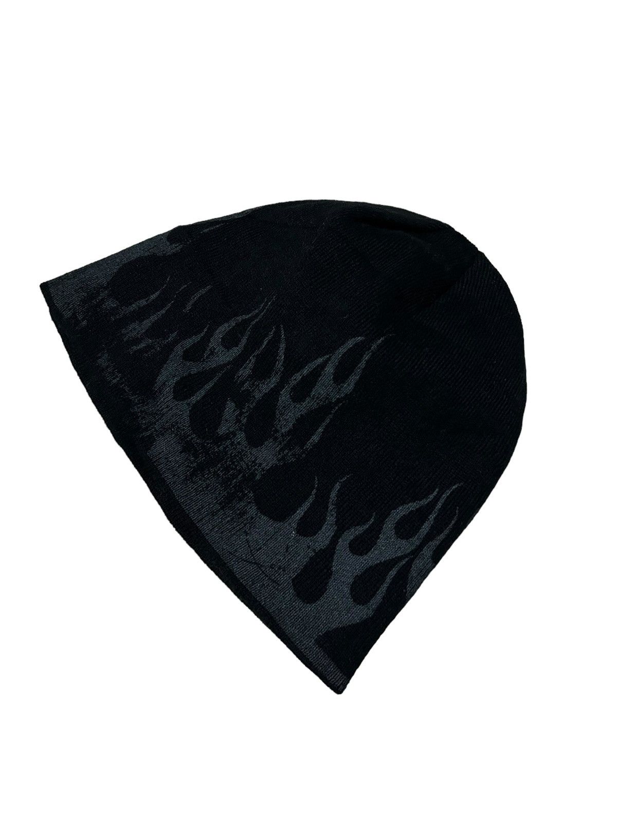 14th Addiction × Japanese Brand y2k Flame Beanie Hats snowcap Size ONE SIZE - 3 Thumbnail