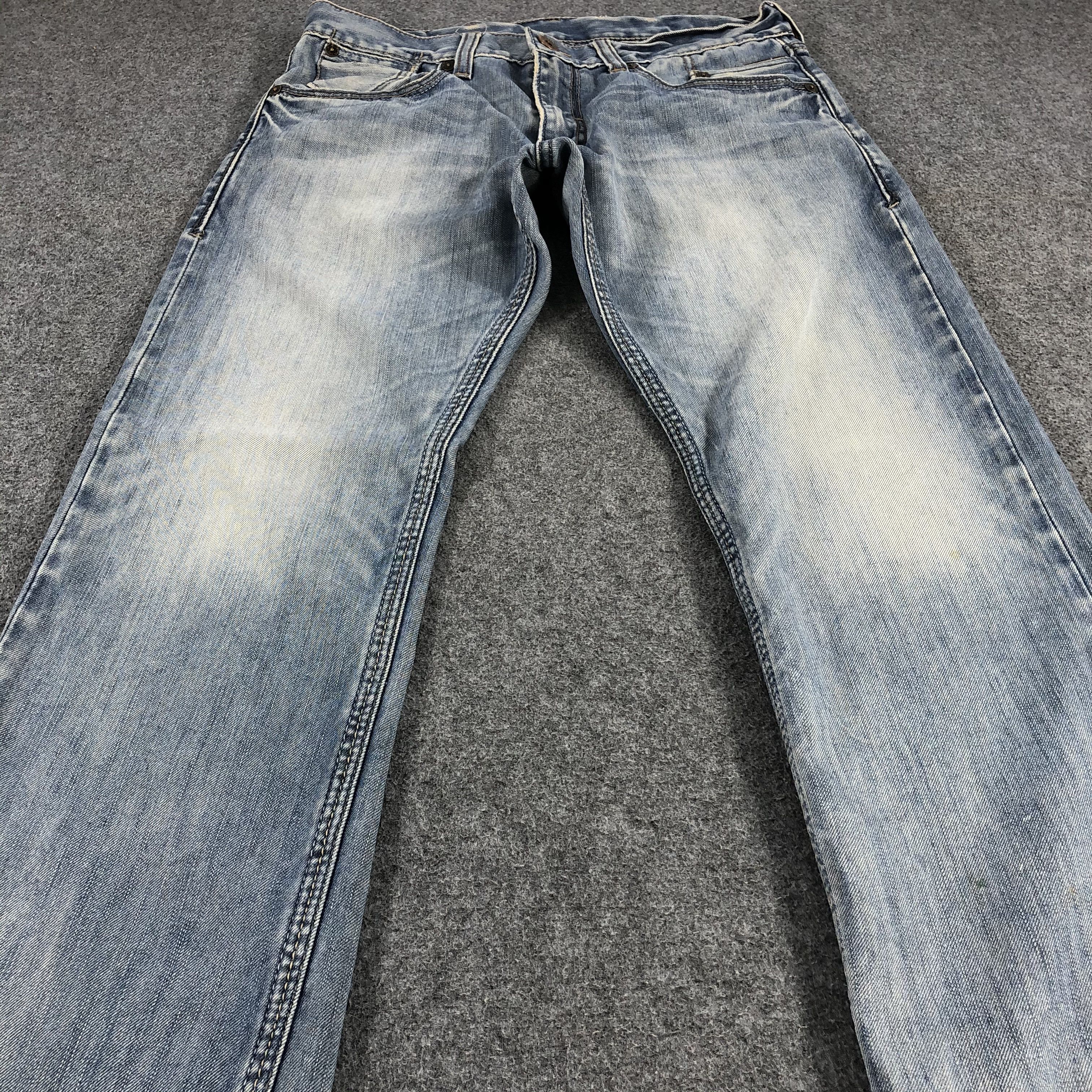 Levi's Vintage Light Wash Levis 514 Jeans-JM1193 Size US 34 / EU 50 - 3 Thumbnail