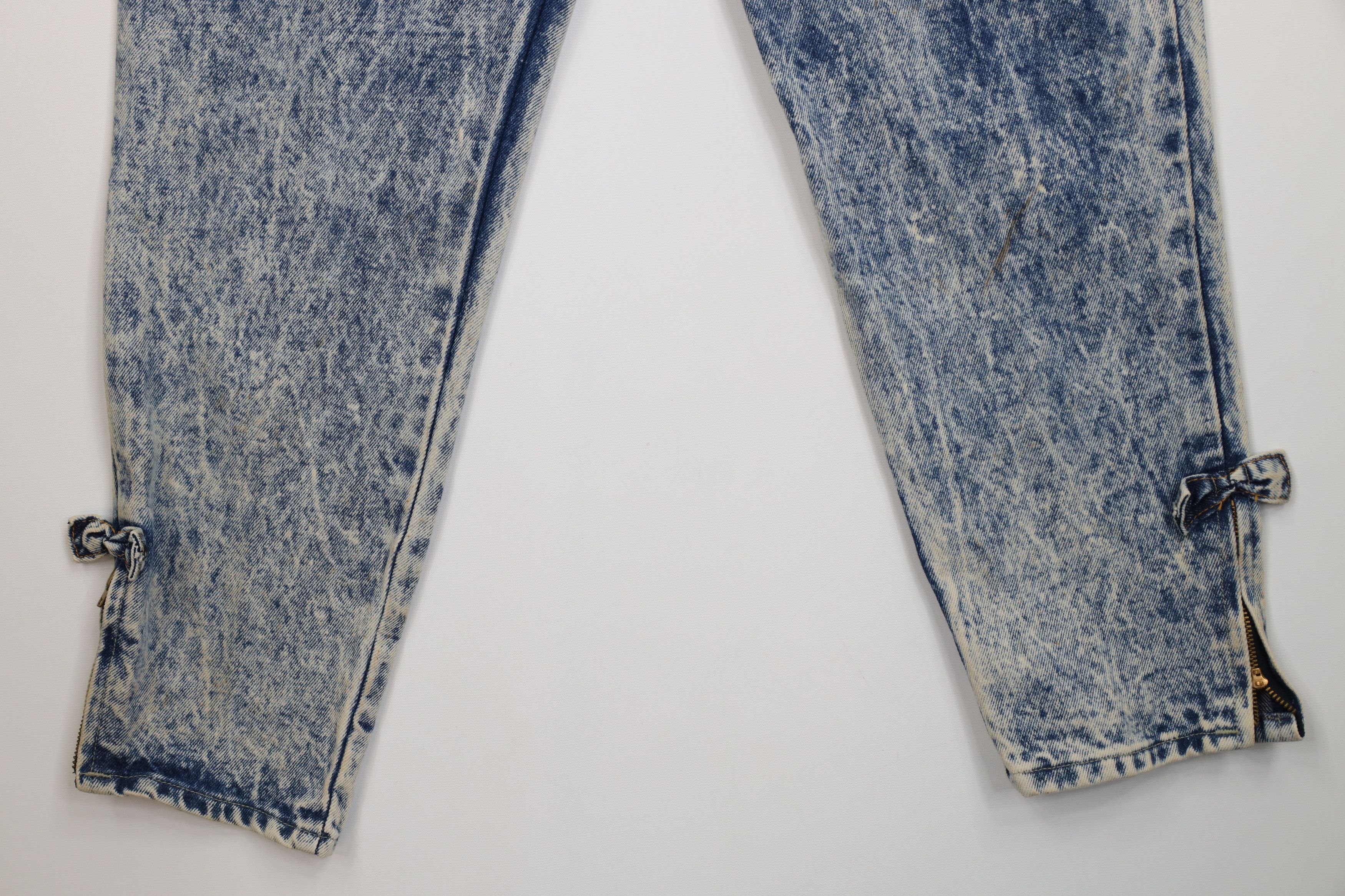 Vintage Deadstock Vintage 80s 90s Streetwear Tie Tapered Leg Jeans Size 34" / US 12 / IT 48 - 17 Thumbnail