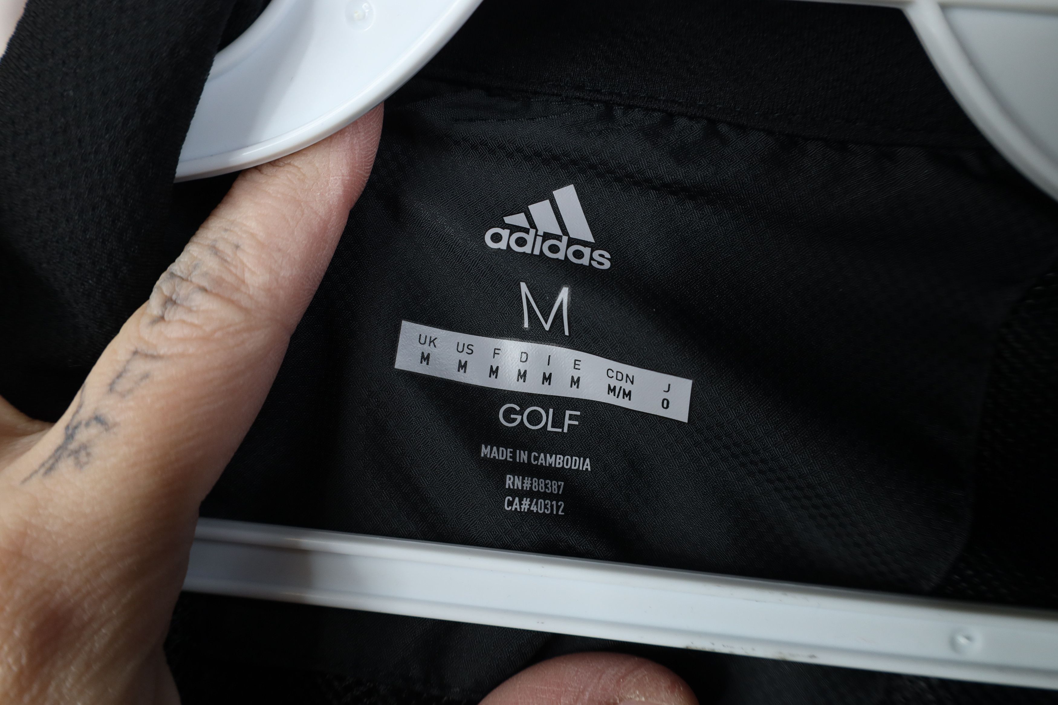 Adidas Adidas Golf Golfing Rain Windbreaker Bomber Jacket Black Size US M / EU 48-50 / 2 - 9 Thumbnail