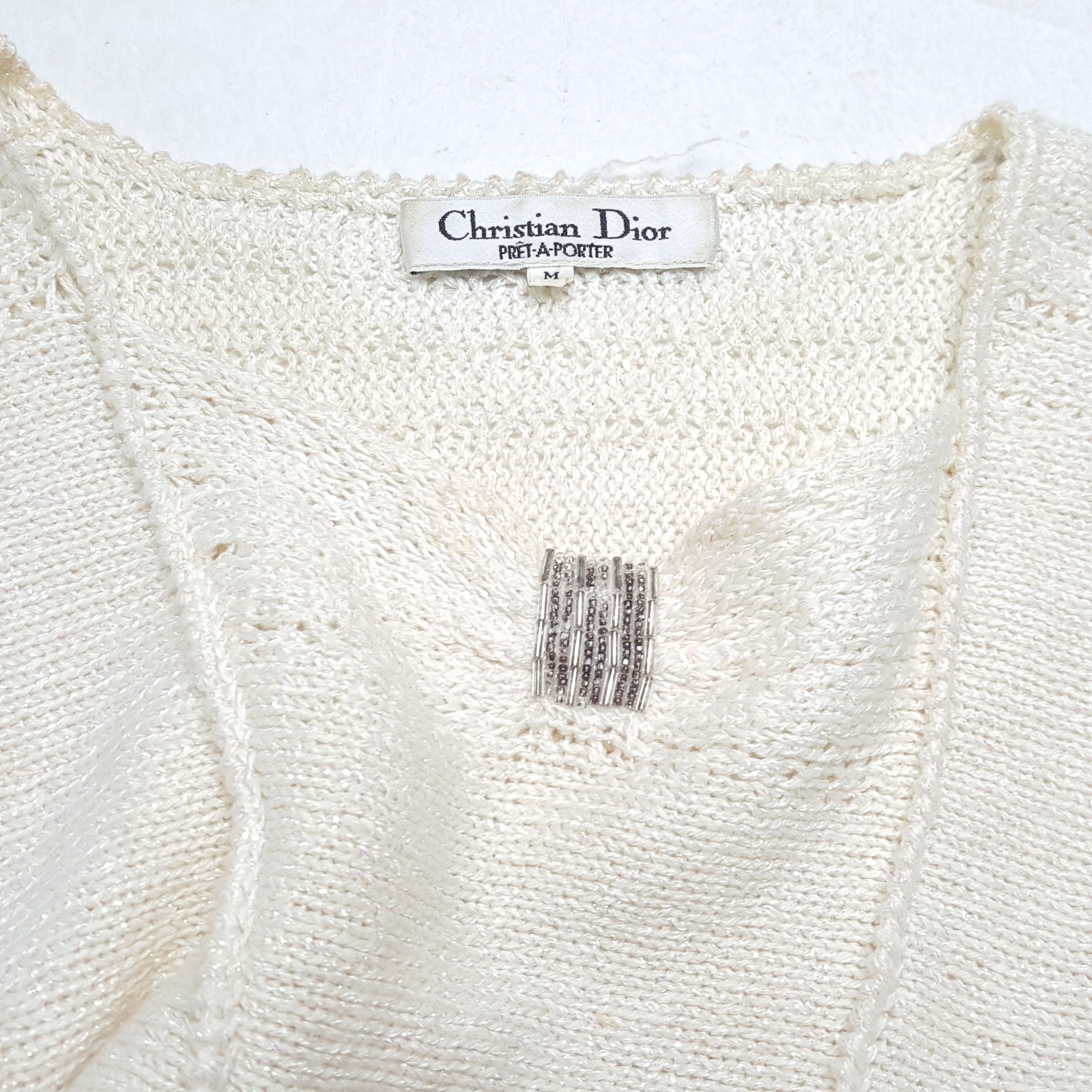 Christian Dior Monsieur × Designer × Vintage Vintage CHRISTIAN DIOR Italian Fashion Brand T-Shirts Size S / US 4 / IT 40 - 7 Thumbnail