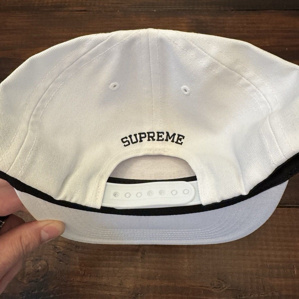 Supreme Supreme World Famous Way Back 5-Panel Snapback Hat Size ONE SIZE - 4 Thumbnail
