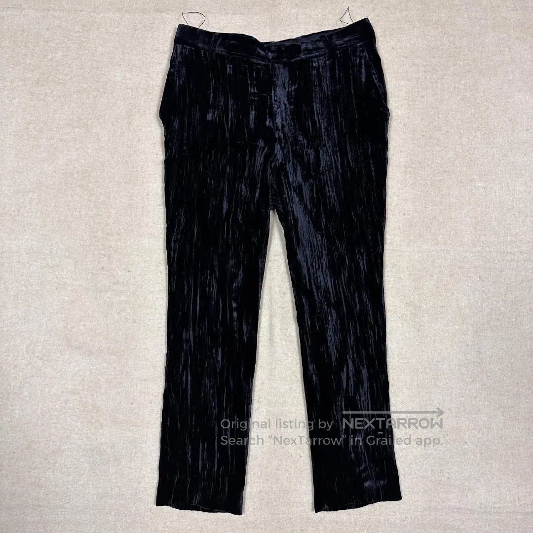 Saint Laurent Paris Saint Laurent Runway Velvet Trousers. Size US 31 - 1 Thumbnail