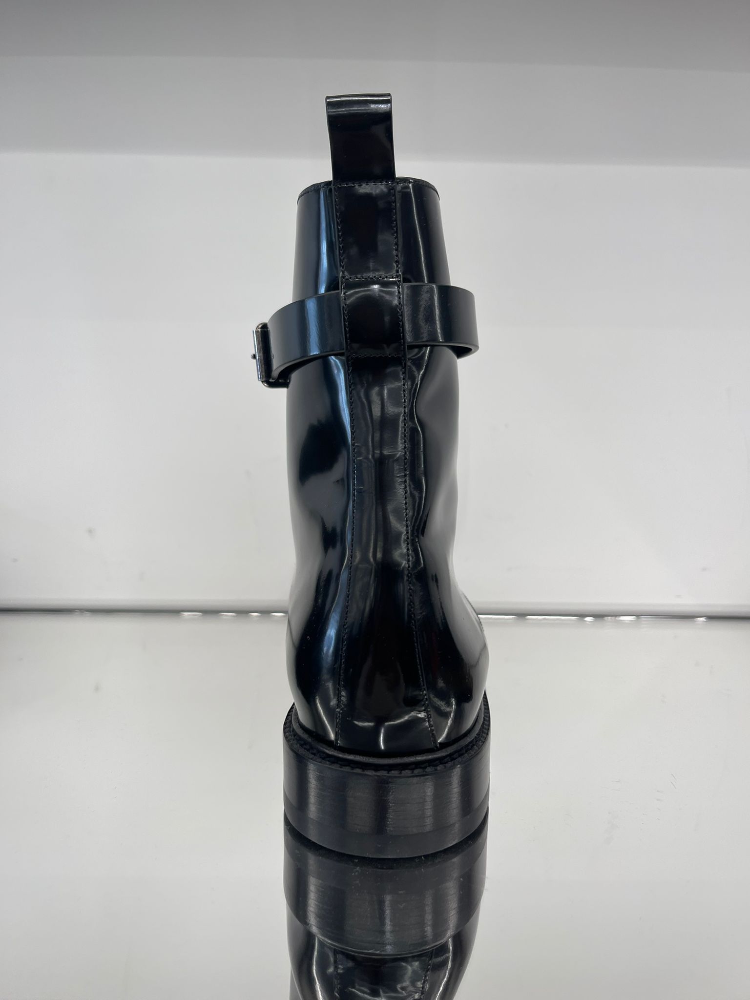 Saint Laurent Paris Army Laced Boots in Glazed Leather Size US 8 / EU 41 - 4 Thumbnail