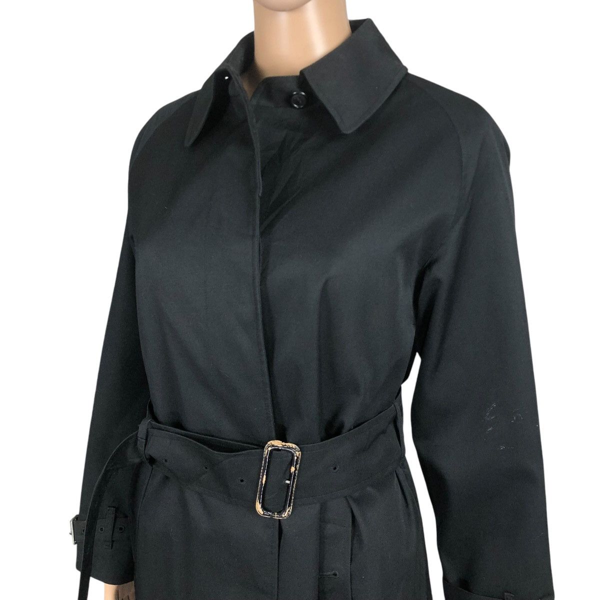 Burberry Vintage 90s Burberrys Car Coat Single Breasted Trench Coat Size M / US 6-8 / IT 42-44 - 15 Thumbnail
