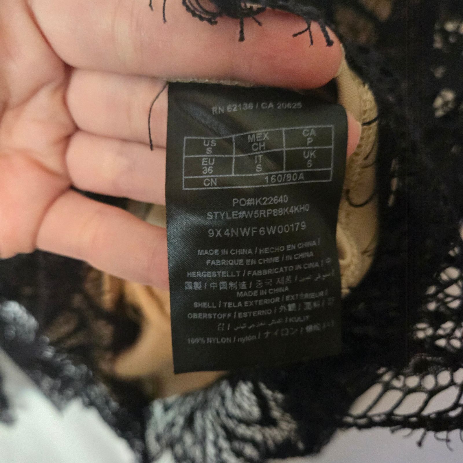 Guess Guess Black Lace Cropped Blouse Size Small Size S / US 4 / IT 40 - 7 Thumbnail