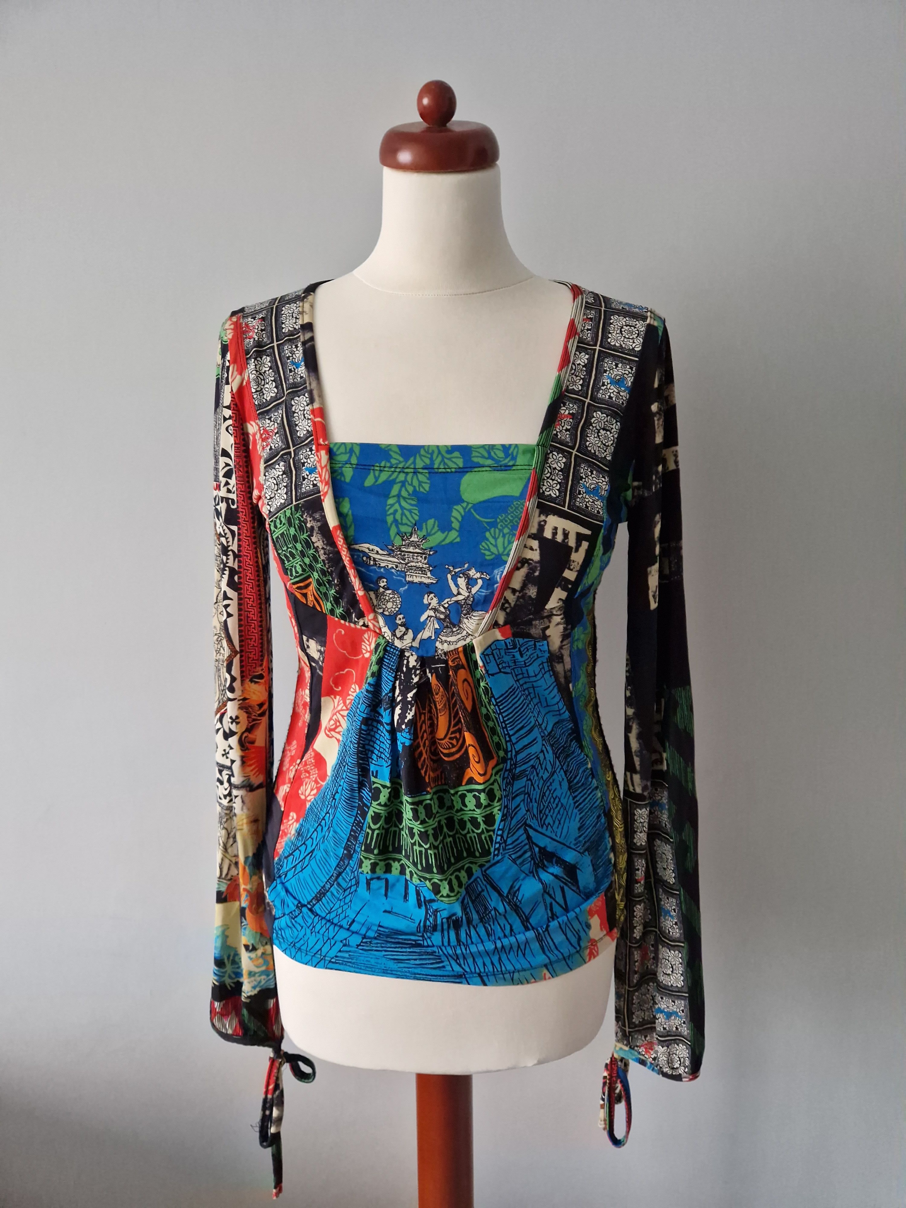 Other Save the Queen punk mesh Jean Paul Gaultier blouse Size M / US 6-8 / IT 42-44 - 2 Thumbnail