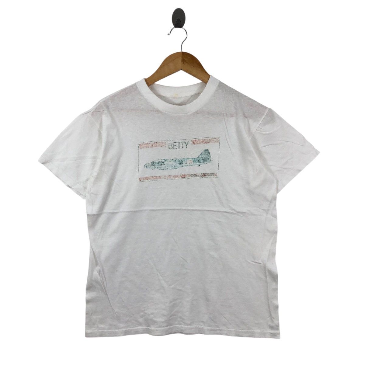 Vintage Vintage 90s Betty Harada Air Museum T Shirt Art Size US S / EU 44-46 / 1 - 1 Thumbnail