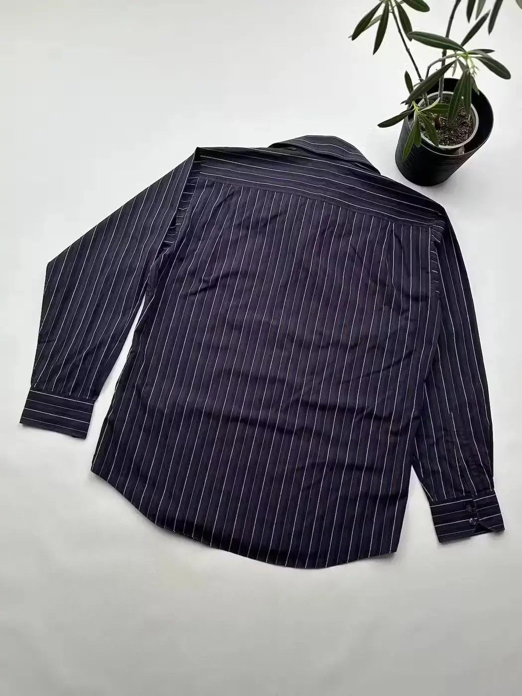 Balmain Balmain Striped Vintage Shirt Long Sleeve (545) Size US XL / EU 56 / 4 - 8 Thumbnail