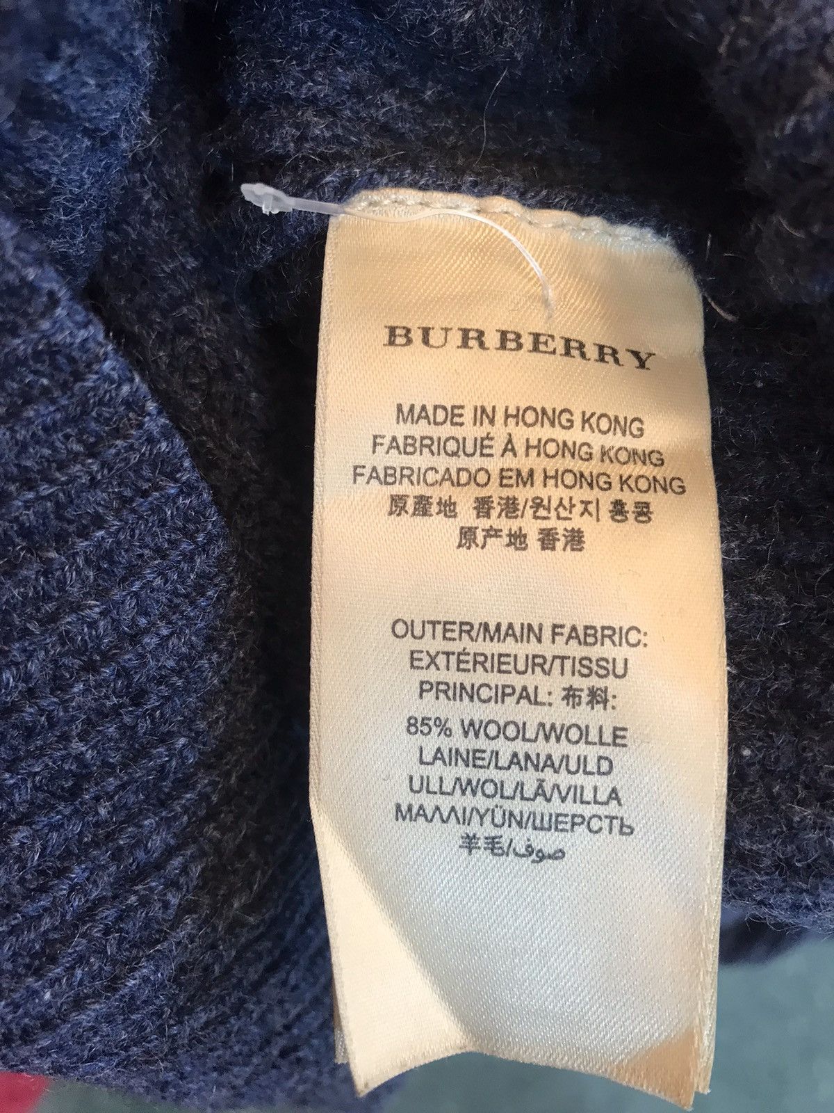 Burberry BURBERRY BRIT WOOL AND CASHMERE BUTTONED COLLAR WOOL JUMPER Size US S / EU 44-46 / 1 - 11 Thumbnail