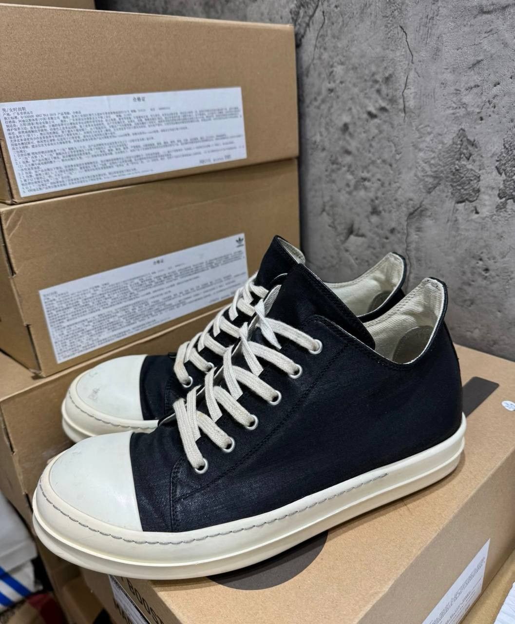 Rick Owens Rick Owens DRKSHDW Converse Low-Top sneakers Size US 9.5 / EU 42-43 - 1 Thumbnail