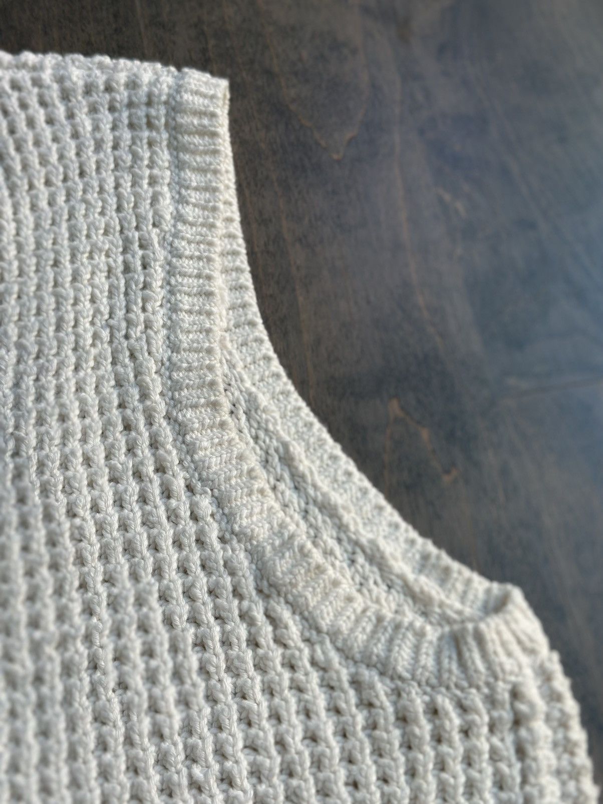 Aime Leon Dore Aime Leon Dore F/W 2023 White Knitted Vest Size US M / EU 48-50 / 2 - 8 Thumbnail