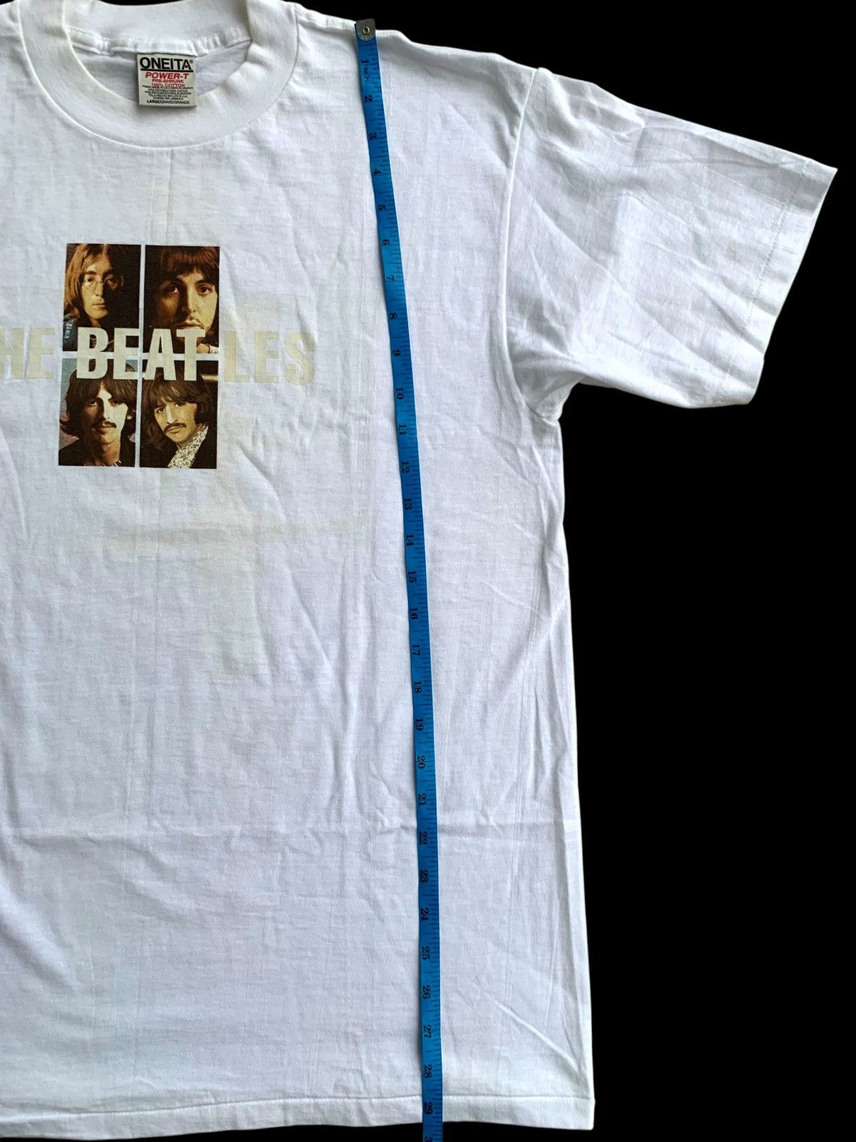 Band Tees × Japanese Brand × Vintage Vintage 90s The Beatles White Album T-shirt Size US L / EU 52-54 / 3 - 17 Thumbnail