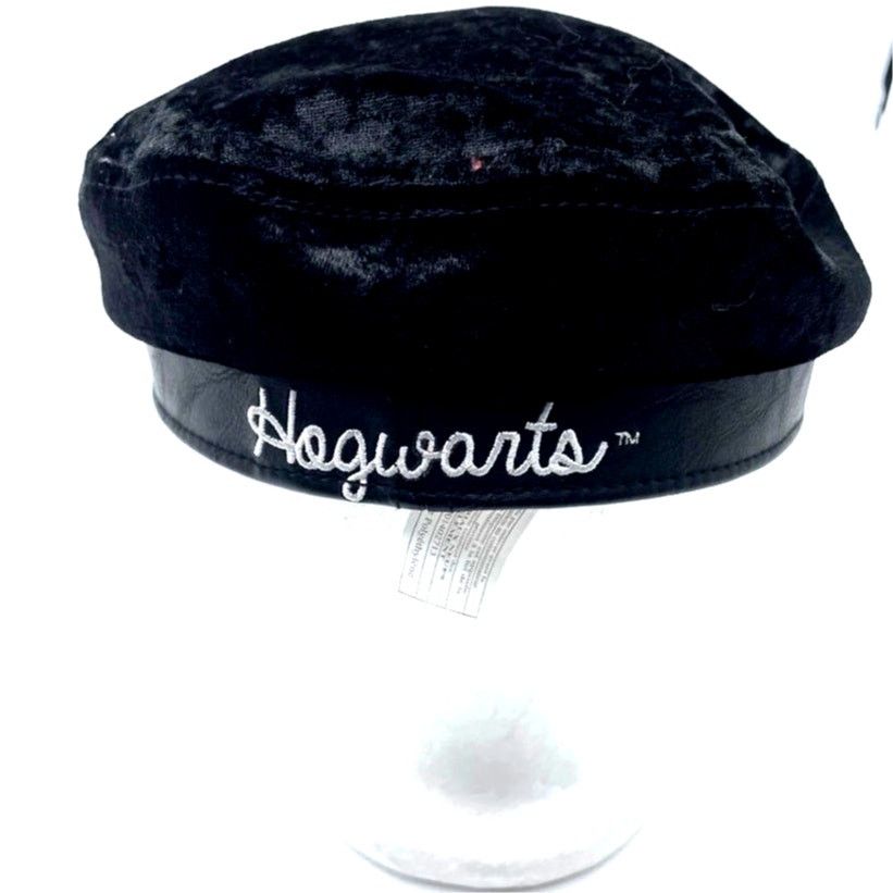 Disney Chic Black Velvet Harry Potter Castle Fisherman Hat Size ONE SIZE - 2 Thumbnail