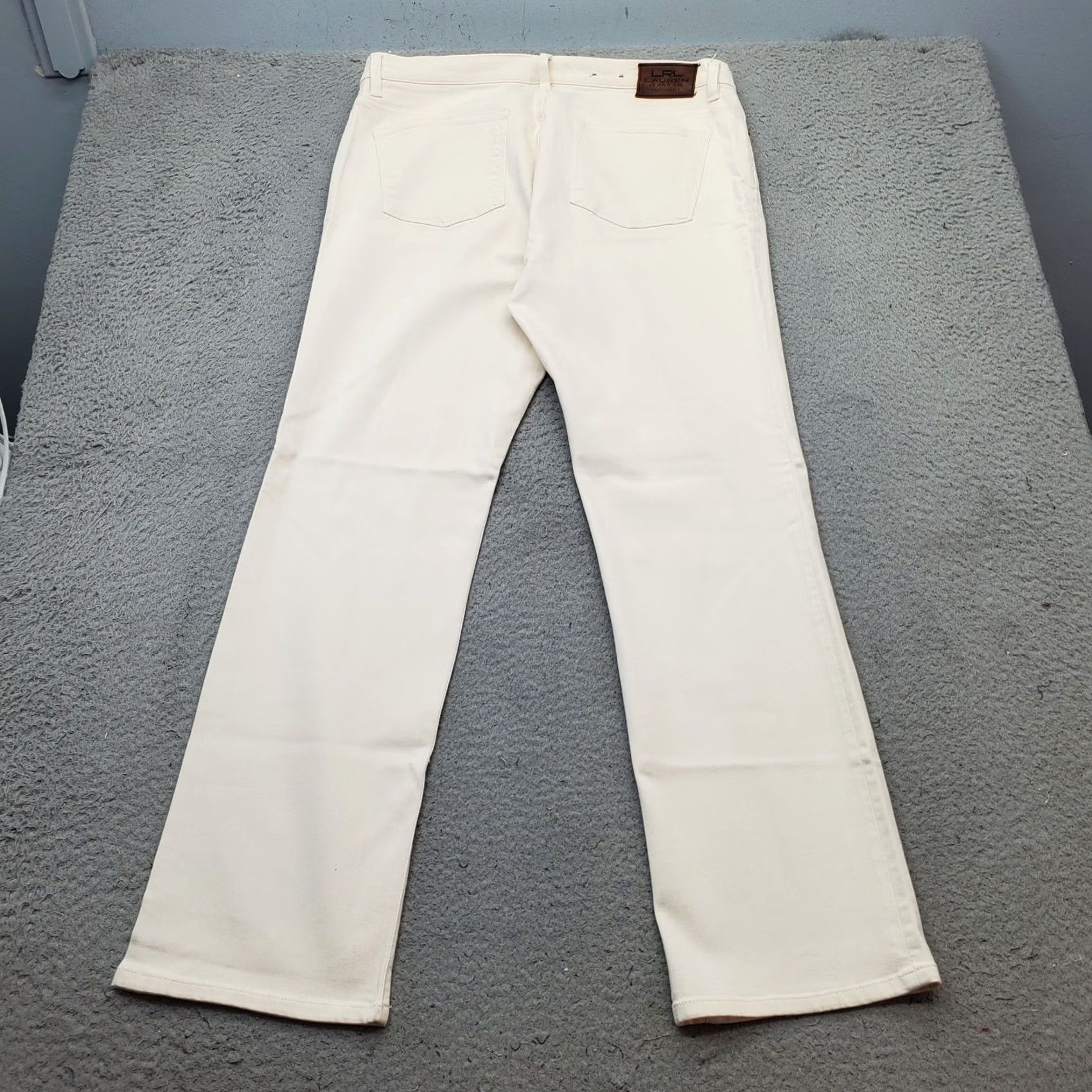 Ralph Lauren Lauren Ralph Lauren Jeans Womens 14 Tan Classic Fit Stretch Straight Leg Size 36" / US 14 / IT 50 - 2 Thumbnail