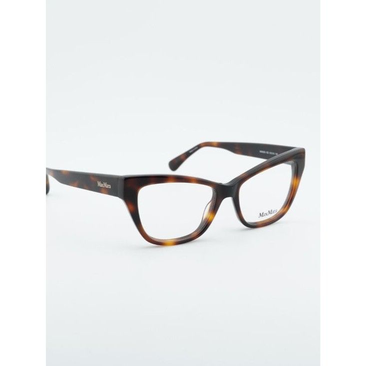 Max Mara Max Mara MM5053 052 Eyeglasses Havana 53mm Cat Eye Frame Size ONE SIZE - 3 Thumbnail