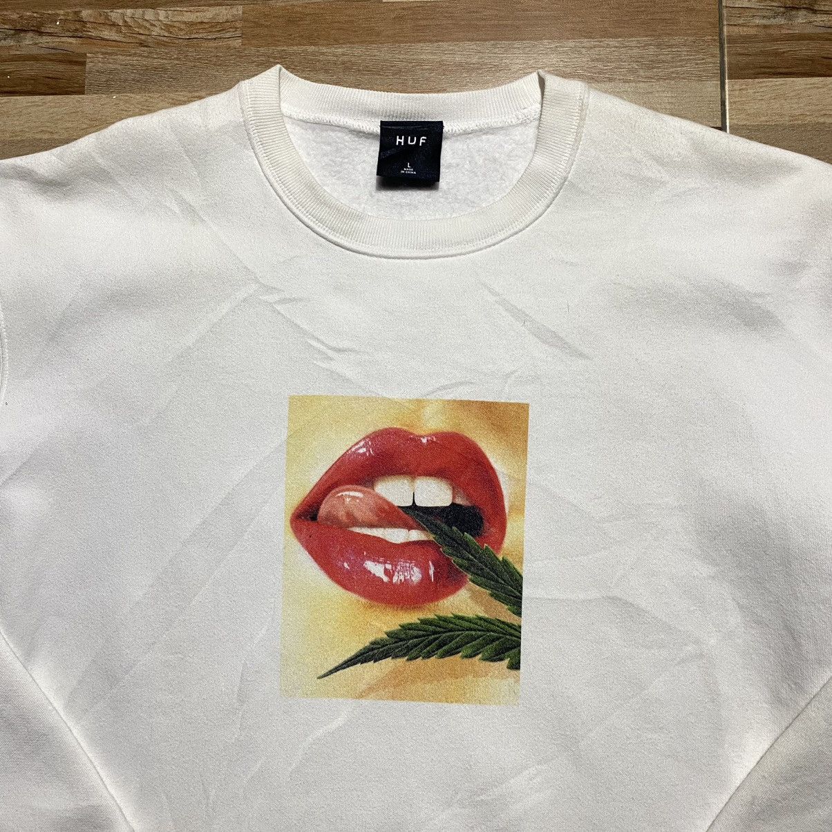 Huf HUF Skateboarding The Lick Logo Sweatshirt Size US L / EU 52-54 / 3 - 3 Thumbnail