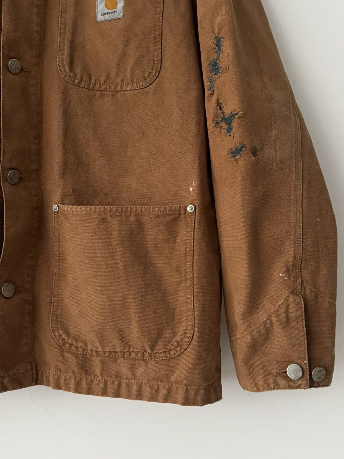 Carhartt × Vintage Vintage Carhartt Repaired Michigan Coat Size US XL / EU 56 / 4 - 6 Thumbnail