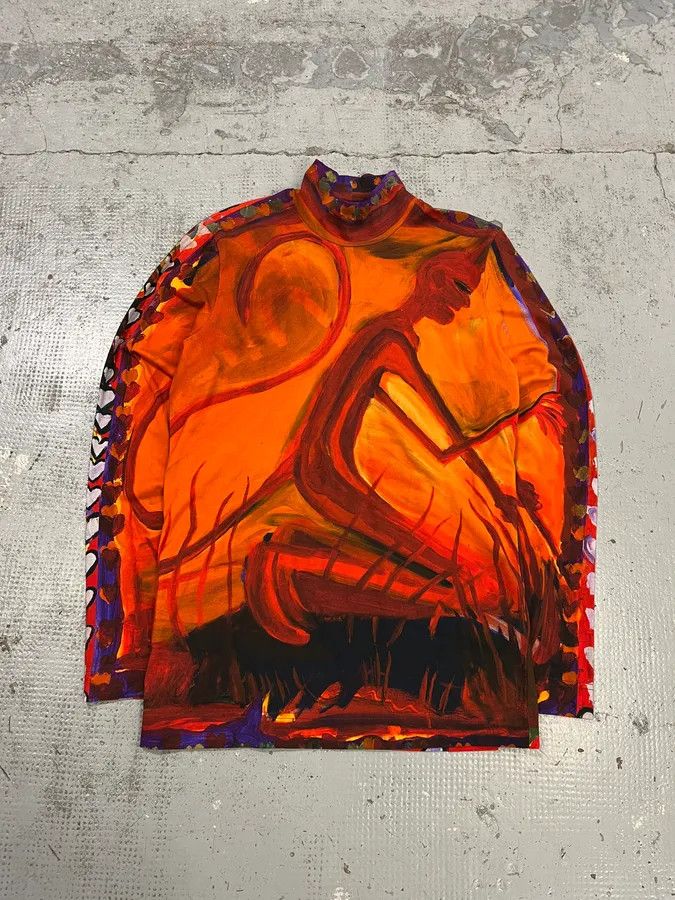 Givenchy SS2022 Givenchy Josh Smith Smith Demon Abstract Paint Longsleeves Size US S / EU 44-46 / 1 - 1 Thumbnail