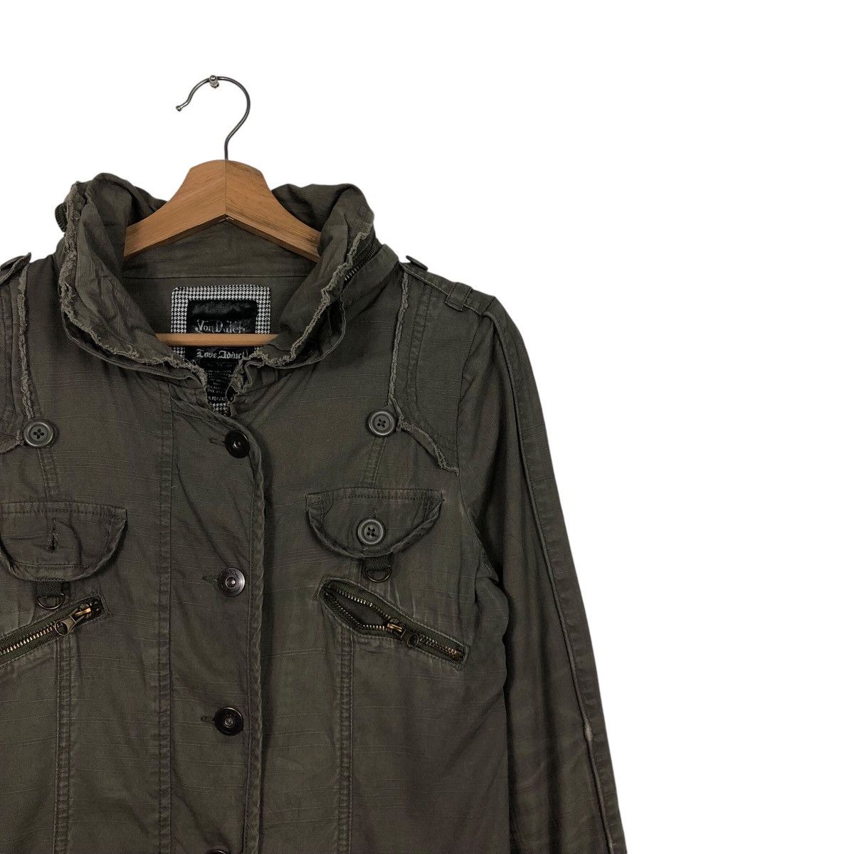 Japanese Brand × Von Dutch 📌Vintage Parka Biker Jacket Von Dutch Bondage Parachute Size US L / EU 52-54 / 3 - 7 Thumbnail